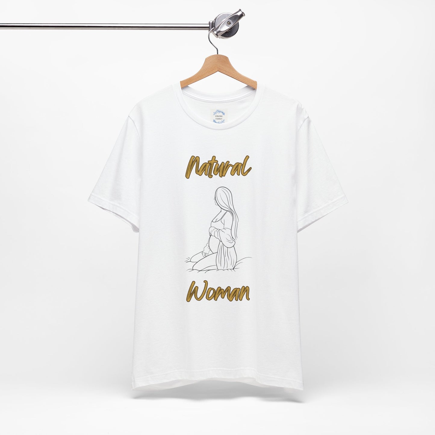 Natural Woman Expecting (BL) Short Sleeve T-Shirt