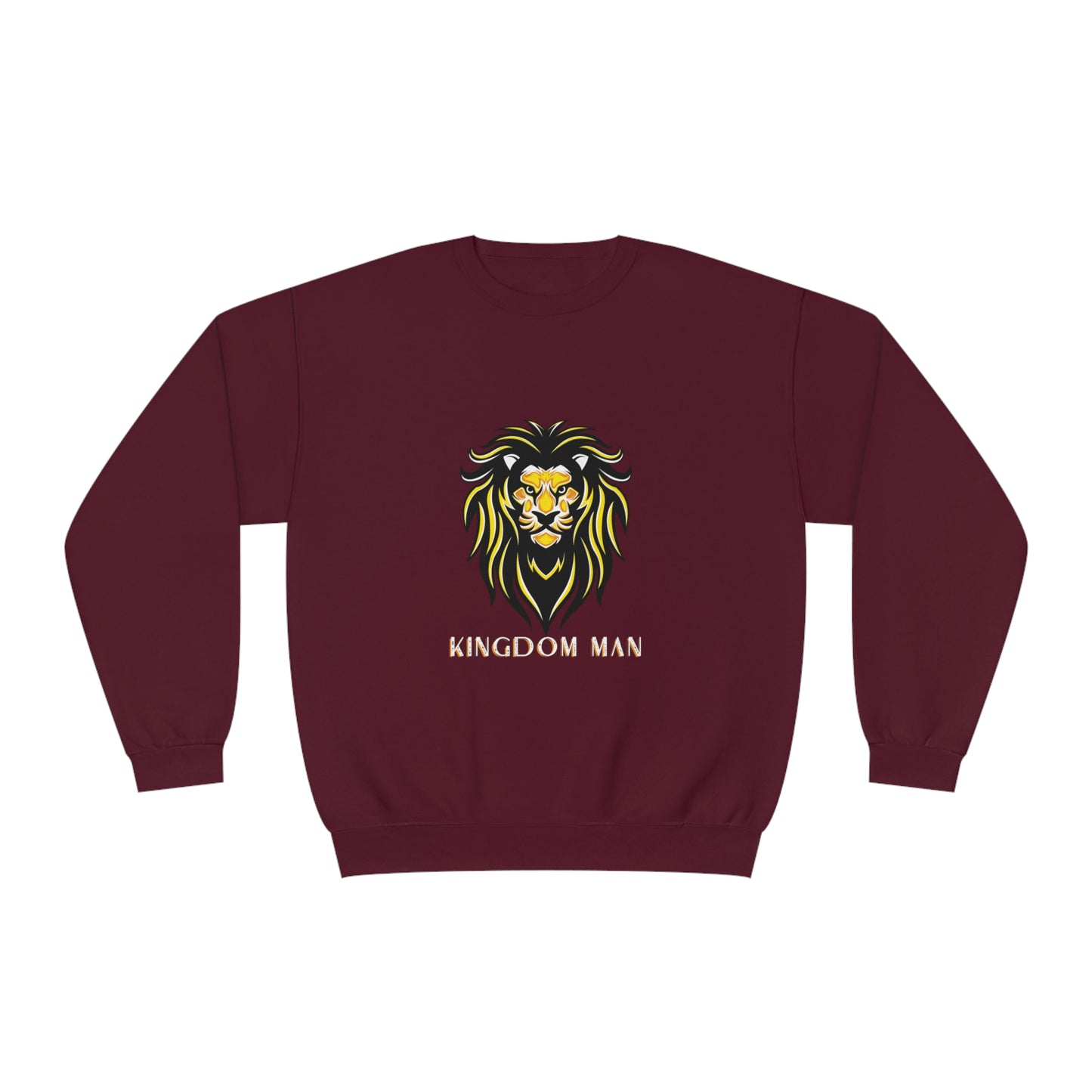 Kingdom Man (White/Gold) Crewneck Sweatshirt
