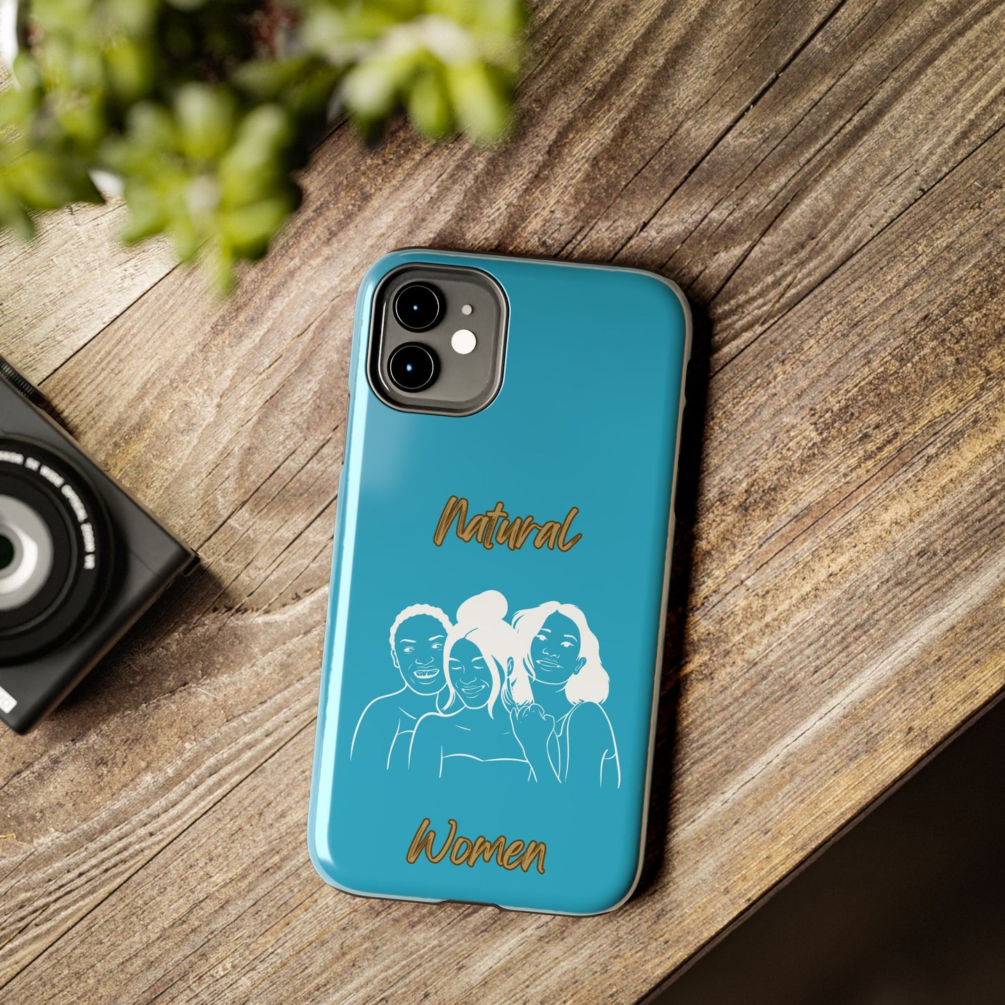 Natural Women Laughing Friends (WL)Tough Phone Cases TURQUOISE