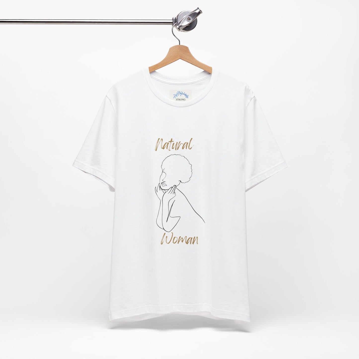 Natural Woman Cute Afro (BL) Short Sleeve T-Shirt
