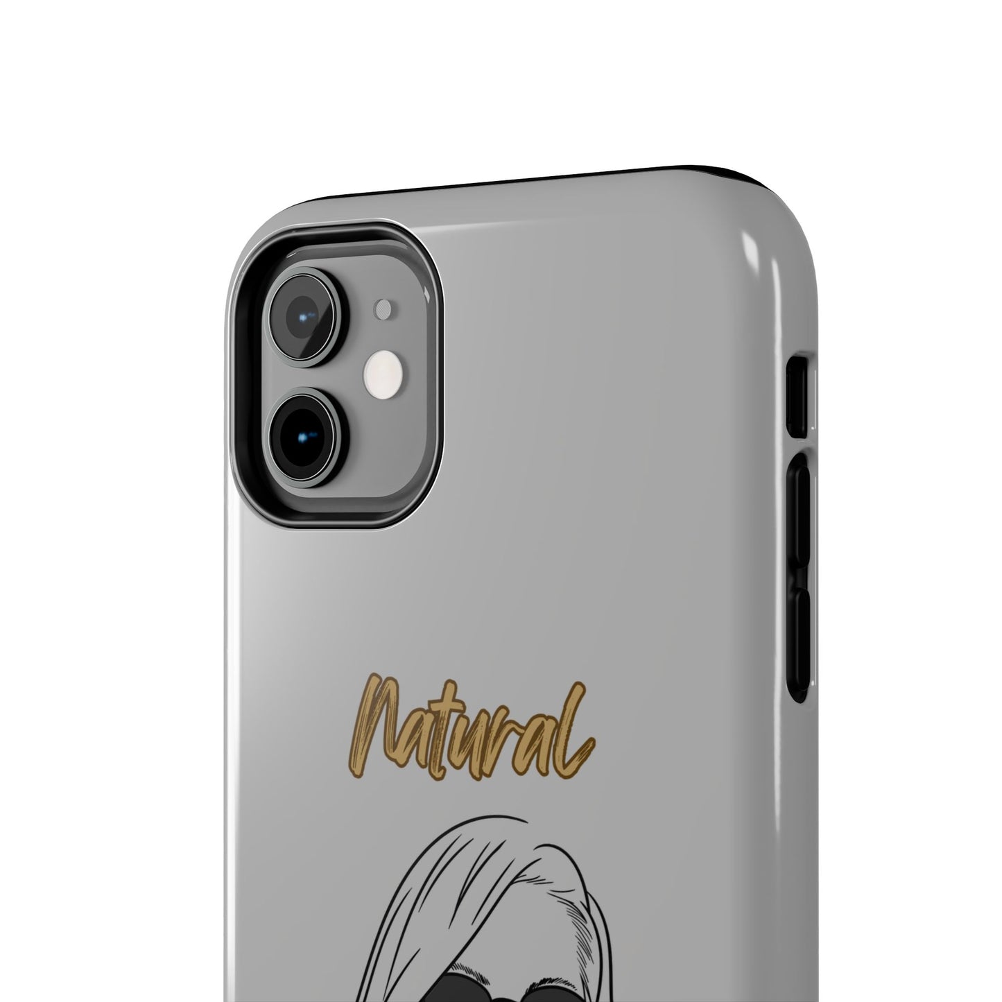 Natural Woman Shades (BL)Tough Phone Cases LIGHT GREY