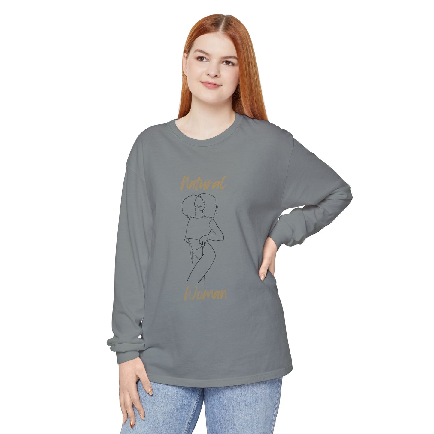 Natural Woman Pose (BL) Long Sleeve T-Shirt