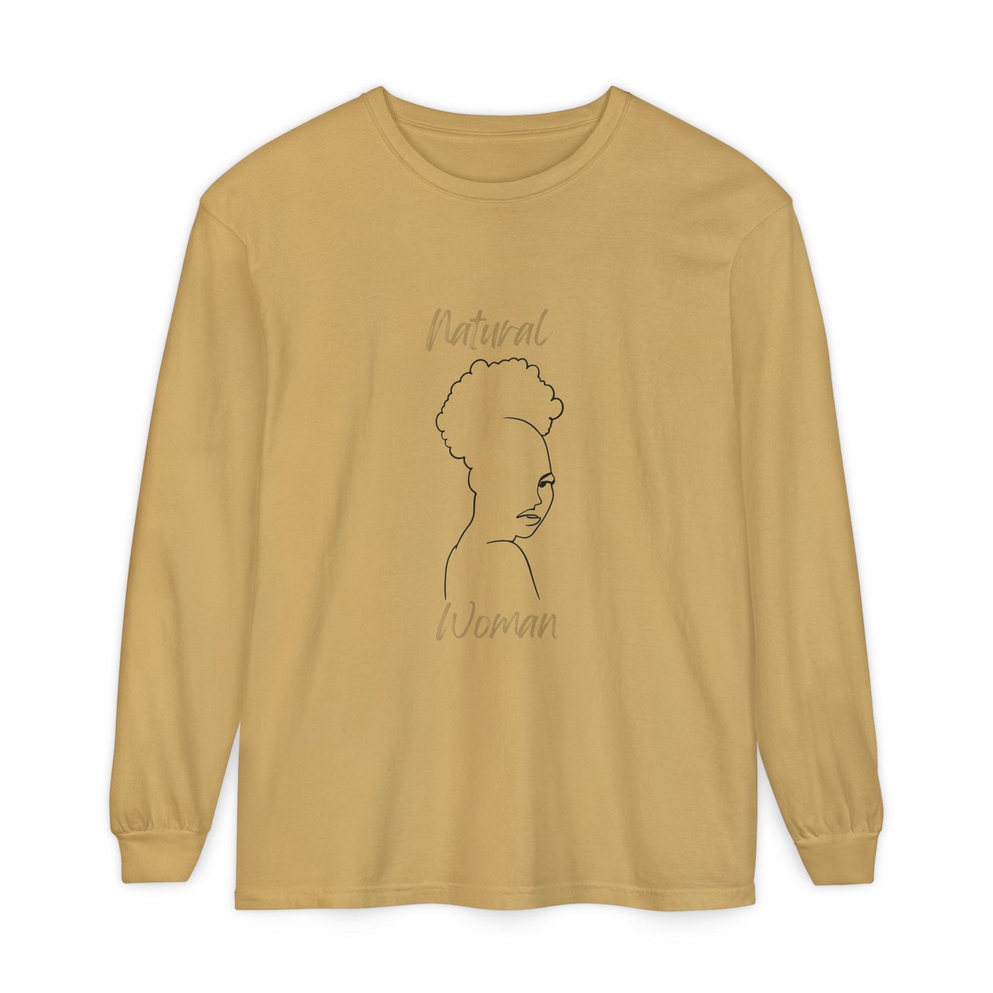 Natural Woman Twist Afro (BL) Long Sleeve T-Shirt