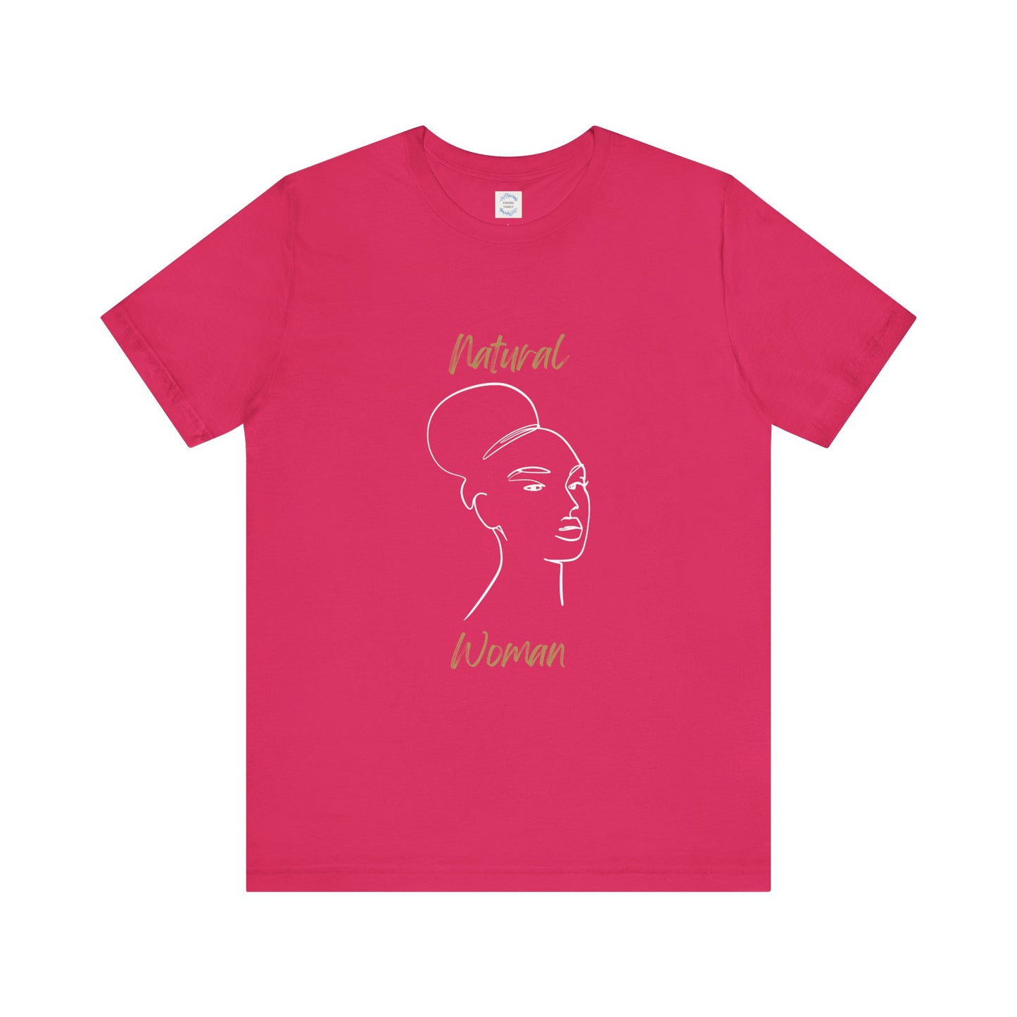 Natural Woman Hair Up (WL) Short Sleeve T-Shirt