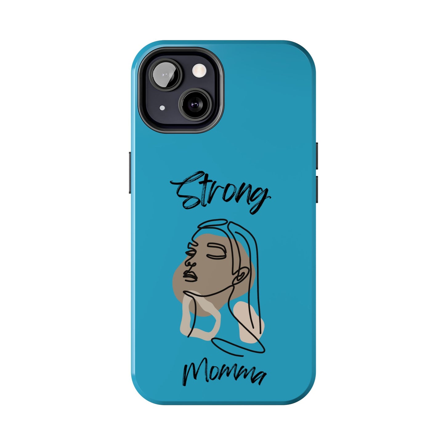 STRONG MOMMA Samsung Galaxy Tough Phone Cases (BL) Turquoise