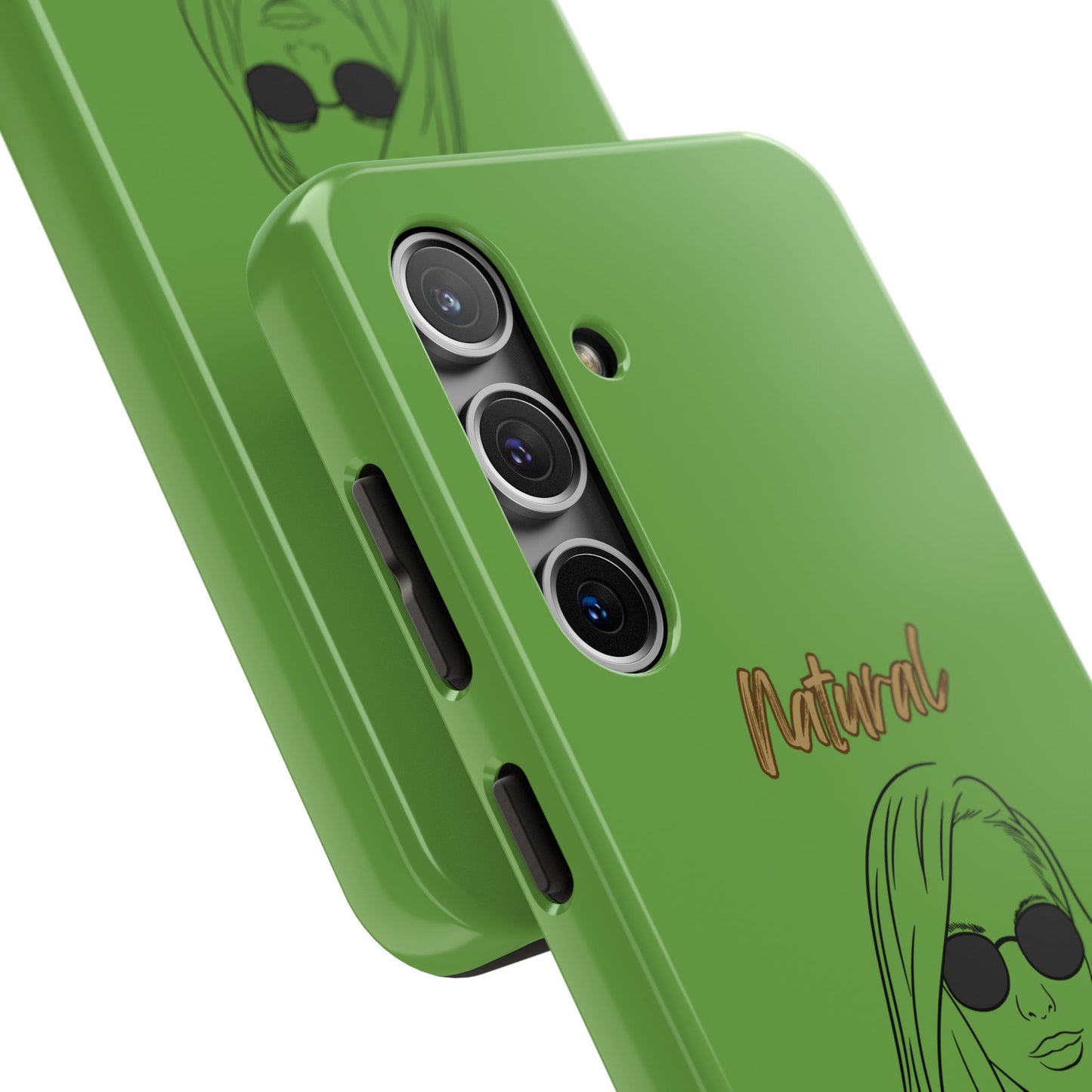 Natural Woman Shades (BL)Tough Phone Cases GREEN