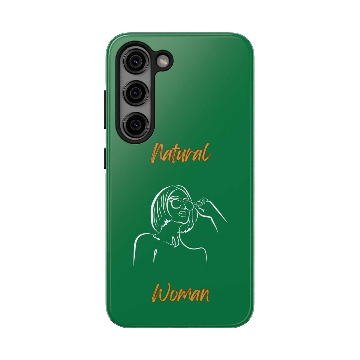 Natural Woman Bright Future (WL)Tough Phone Cases DARK GREEN