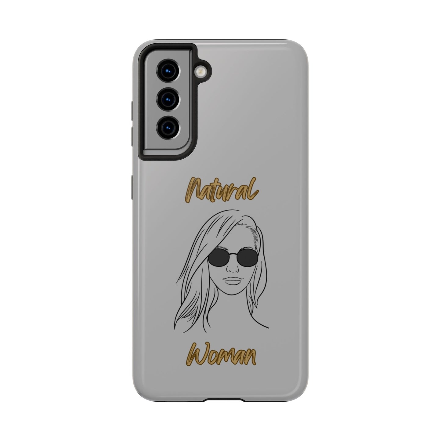 Natural Woman Shades (BL)Tough Phone Cases LIGHT GREY