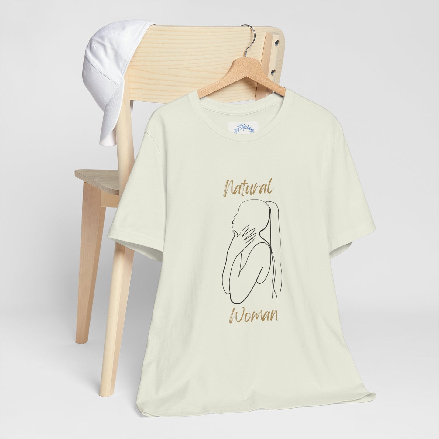 Natural Woman Ponytail (BL) Short Sleeve T-Shirt