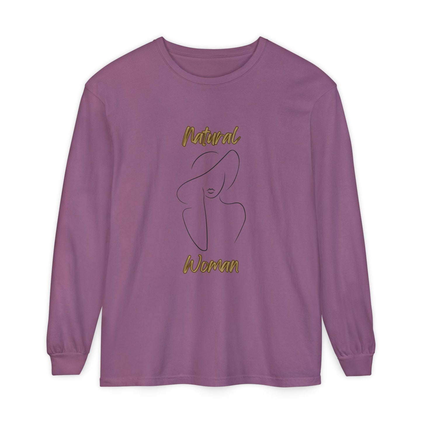 Natural Woman Sun Hat (BL) Long Sleeve T-Shirt