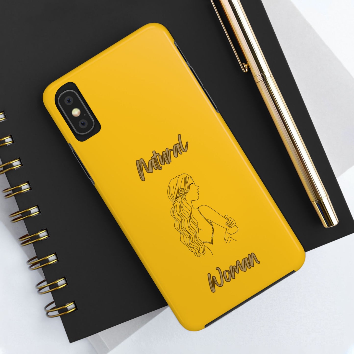 Natural Woman Young Woman (BL)Tough Phone Cases YELLOW