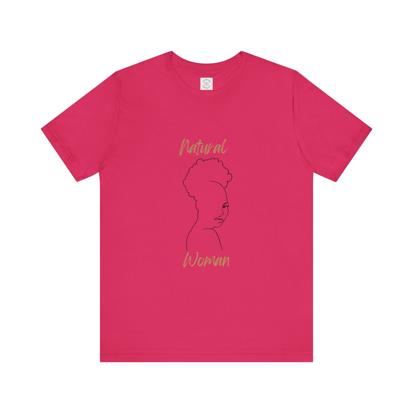 Natural Woman Twist Afro (BL) Short Sleeve T-Shirt