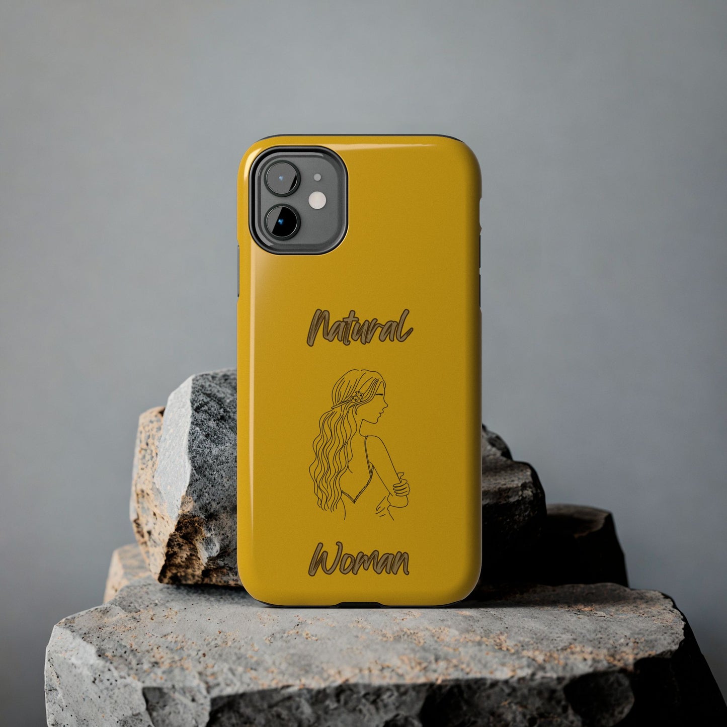 Natural Woman Young Woman (BL)Tough Phone Cases YELLOW