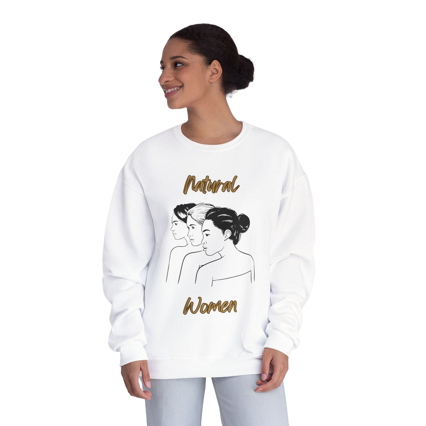 Natural Women United Friends (BL) Crewneck Sweatshirt