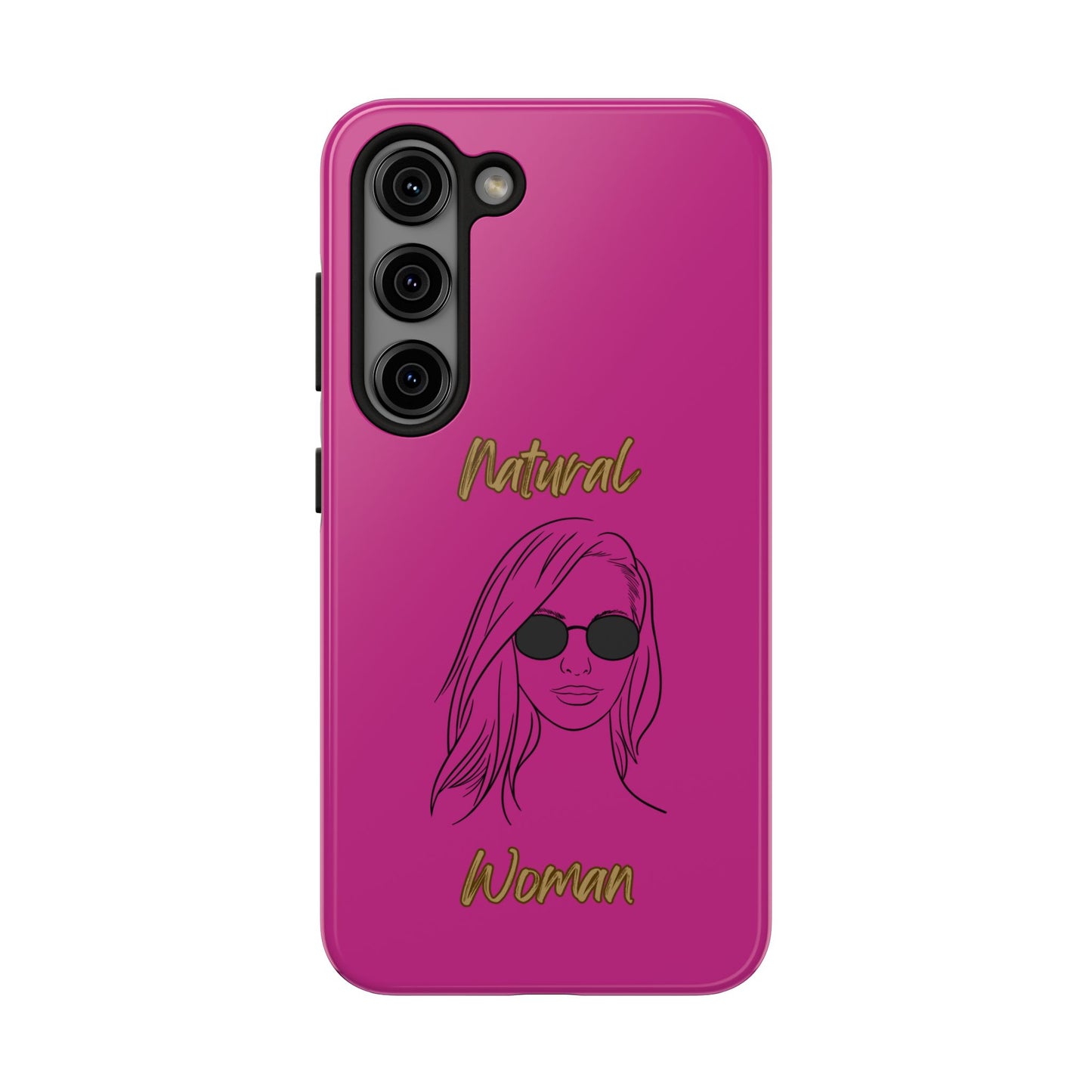 Natural Woman Shades (BL)Tough Phone Cases PINK