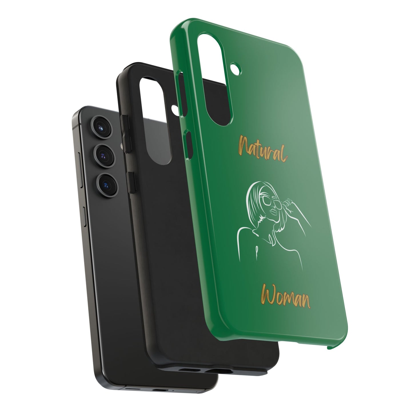 Natural Woman Bright Future (WL)Tough Phone Cases DARK GREEN