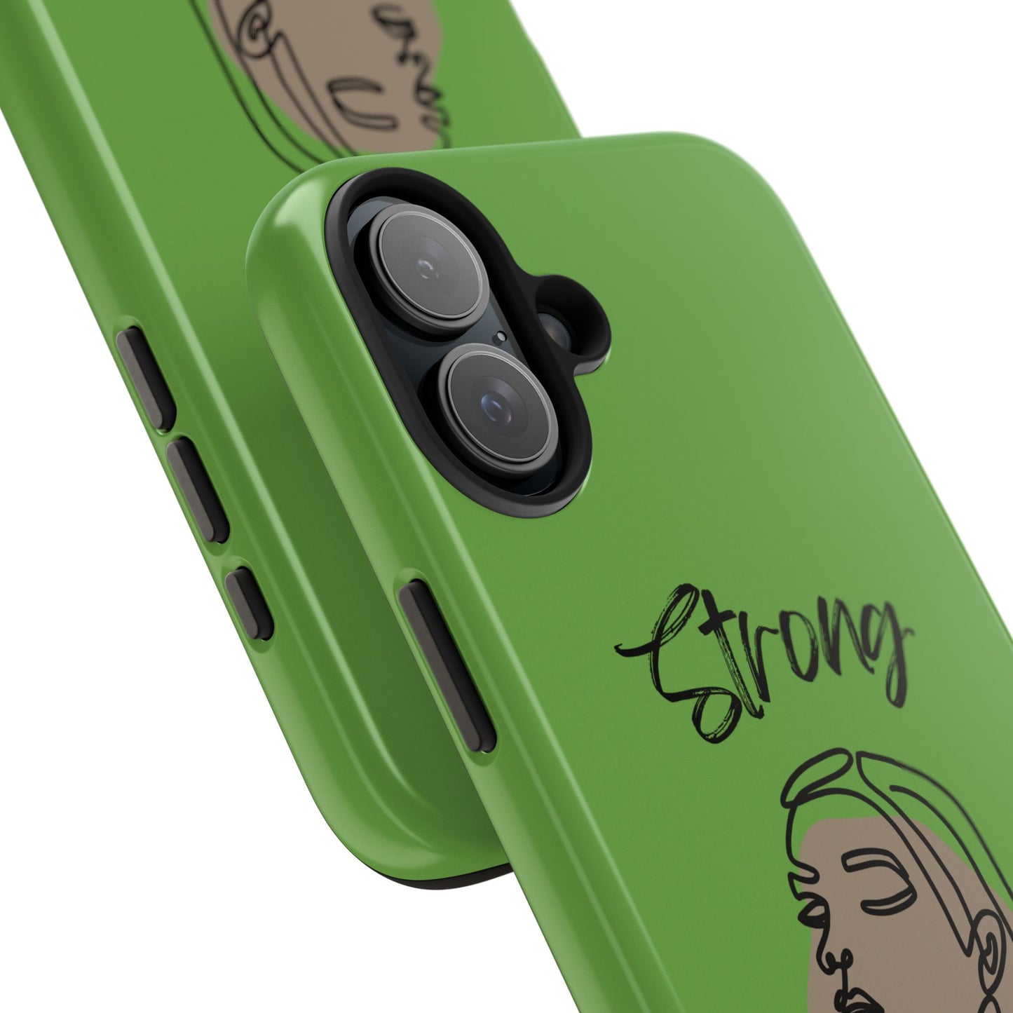 STRONG MOMMA Samsung Galaxy Tough Phone Cases (BL) Green