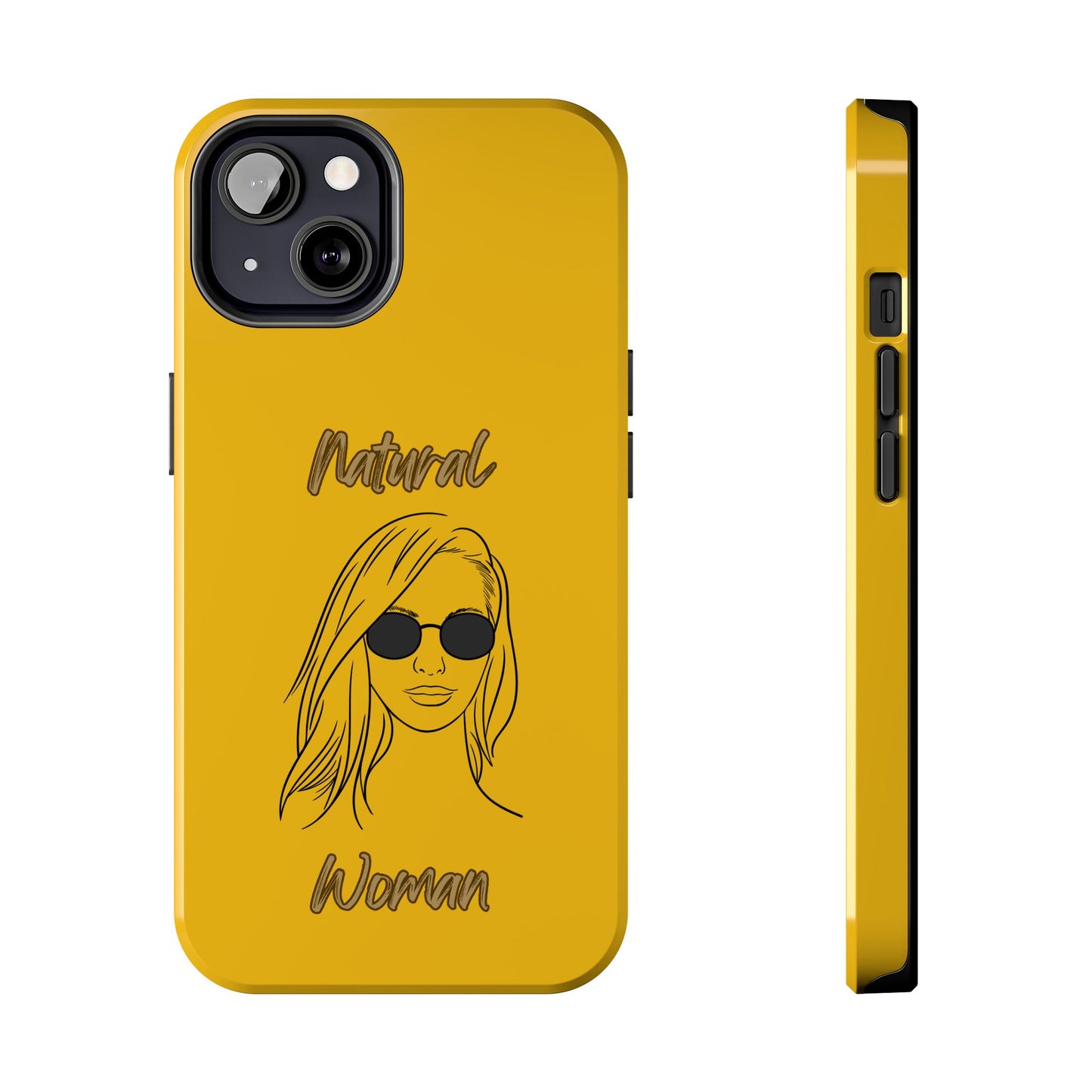 Natural Woman Shades (BL)Tough Phone Cases YELLOW