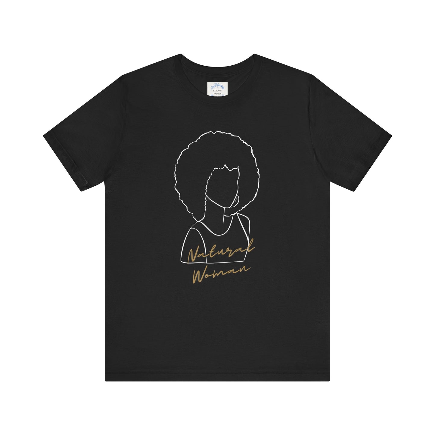 Natural Woman Afro (WL) Short Sleeve T-Shirt