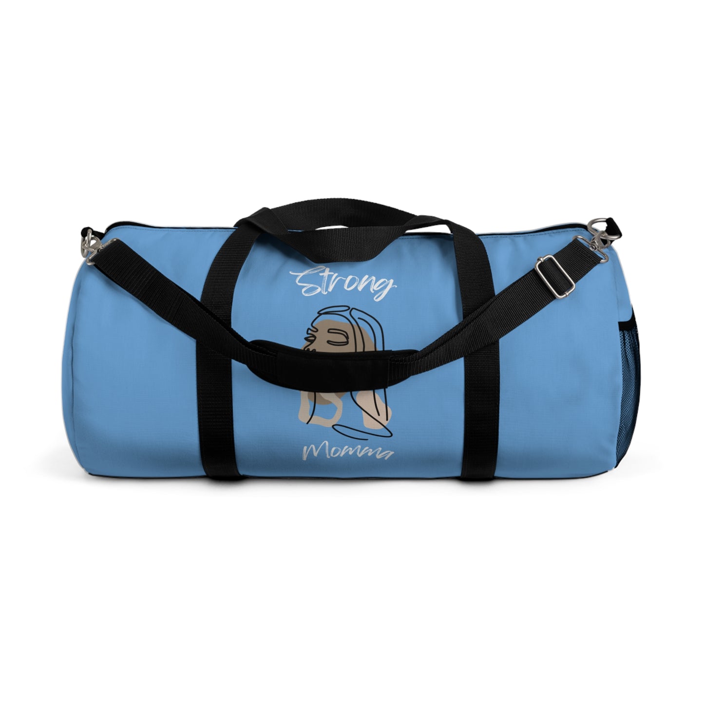 Strong Momma (WL) Duffel Bag LIGHT BLUE
