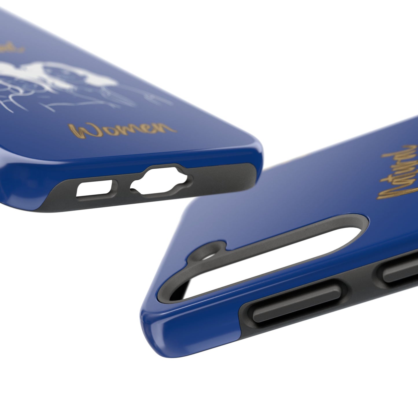 Natural Women Laughing Friends (WL)Tough Phone Cases DARK BLUE