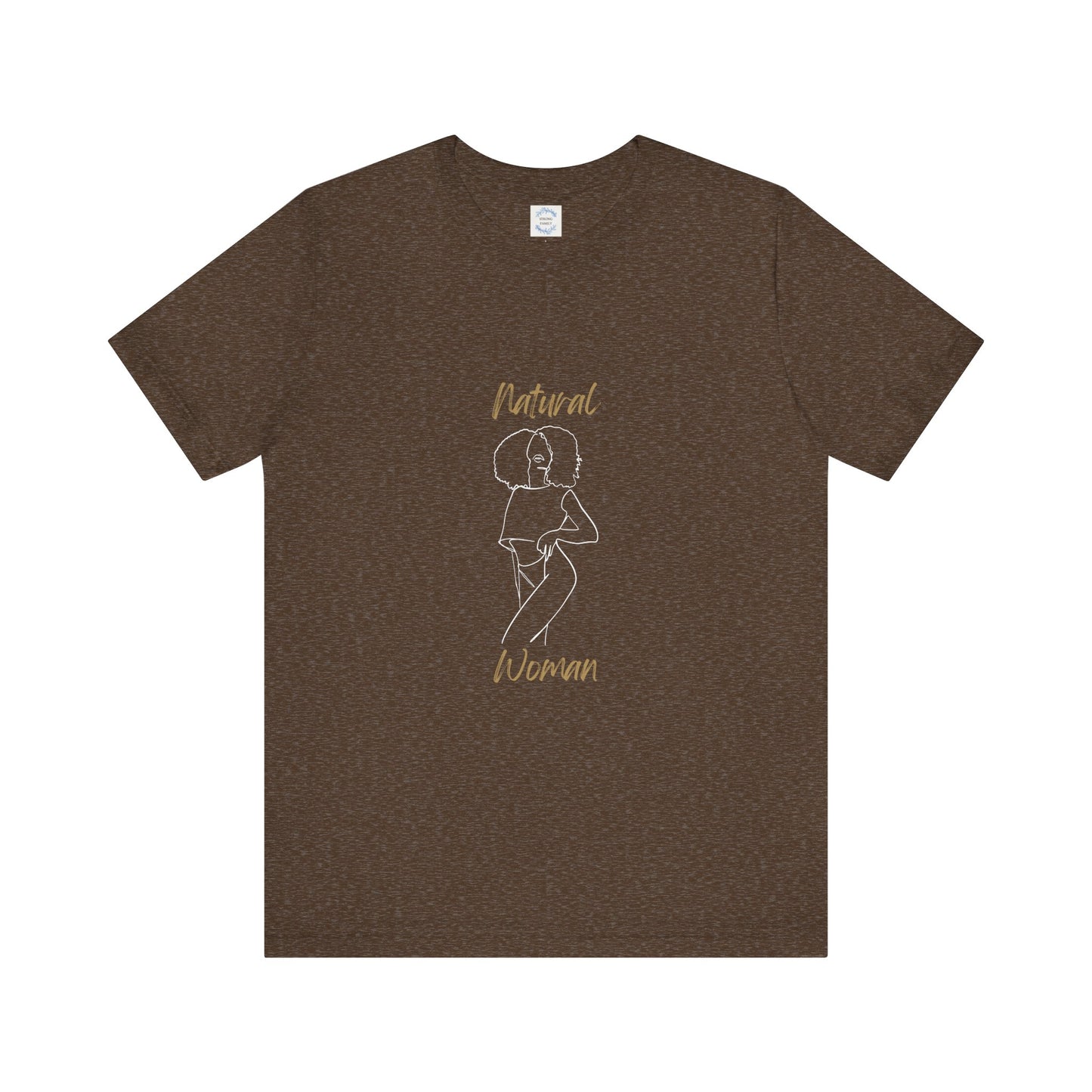 Natural Woman Pose (WL) Short Sleeve T-Shirt
