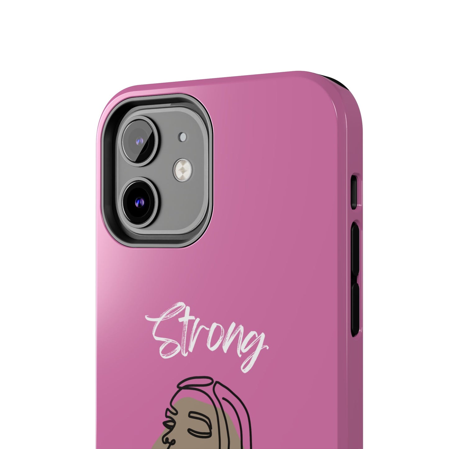 Strong Momma (WL) Tough Phone Cases LIGHT PINK