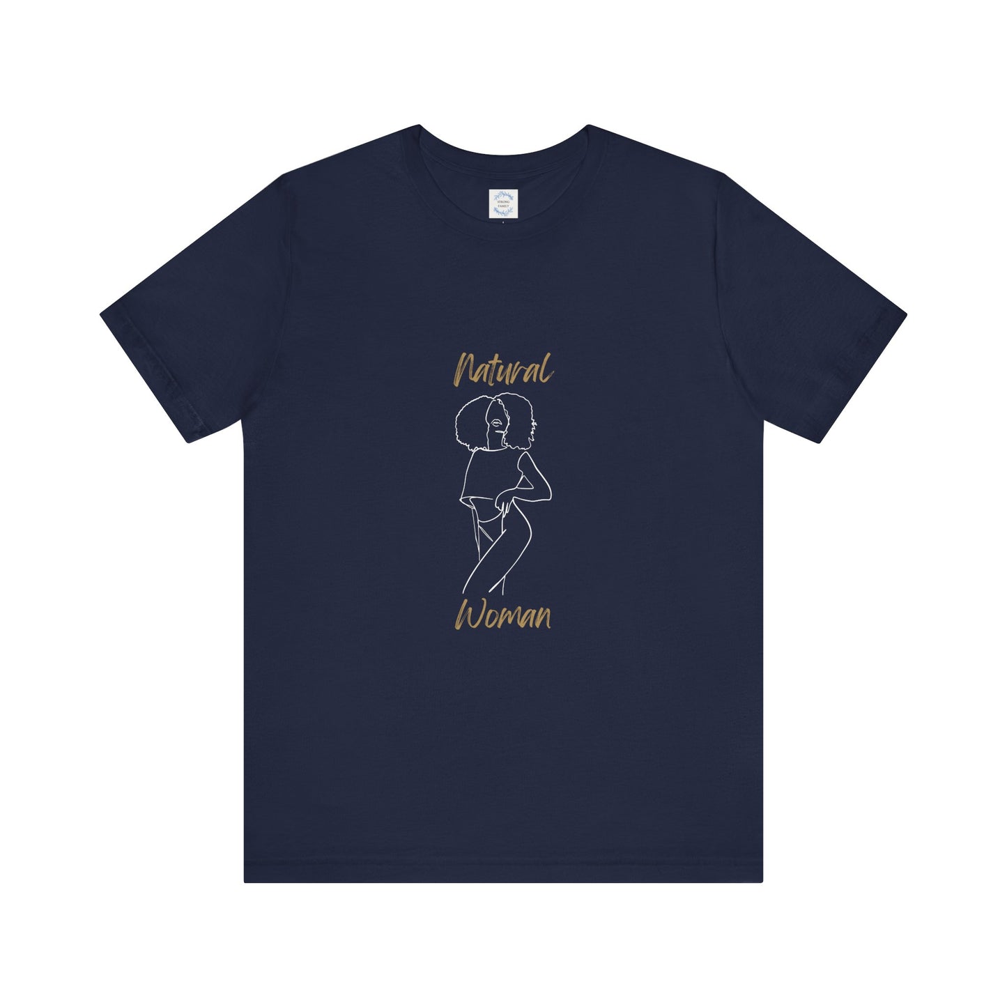 Natural Woman Pose (WL) Short Sleeve T-Shirt