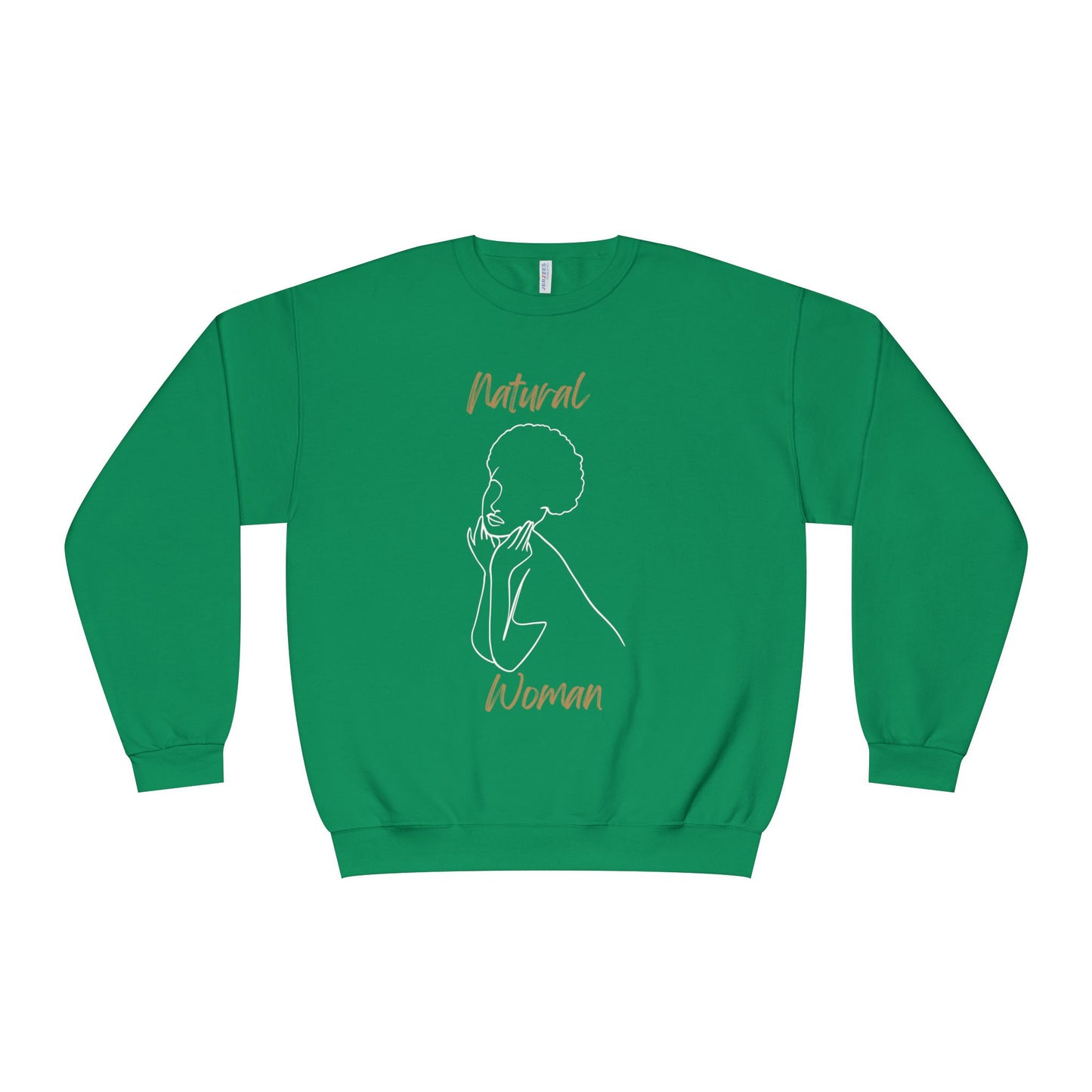 Natural Woman Cute Afro (WL) Crewneck Sweatshirt