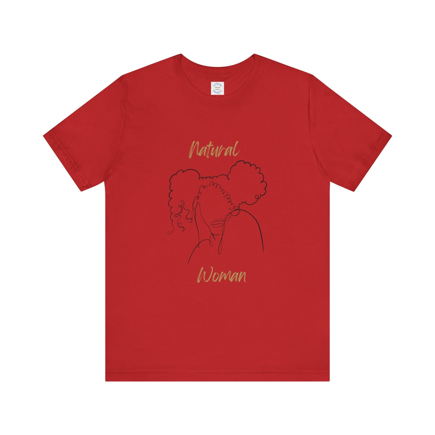 Natural Woman Twin Puffs (BL) Short Sleeve T-Shirt