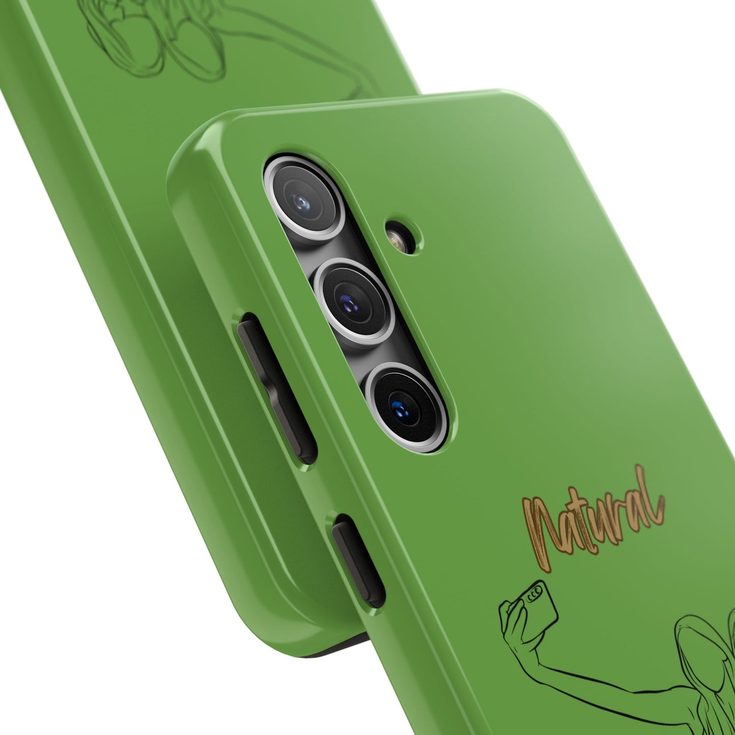Natural Woman Friends Selfie (BL)Tough Phone Cases GREEN