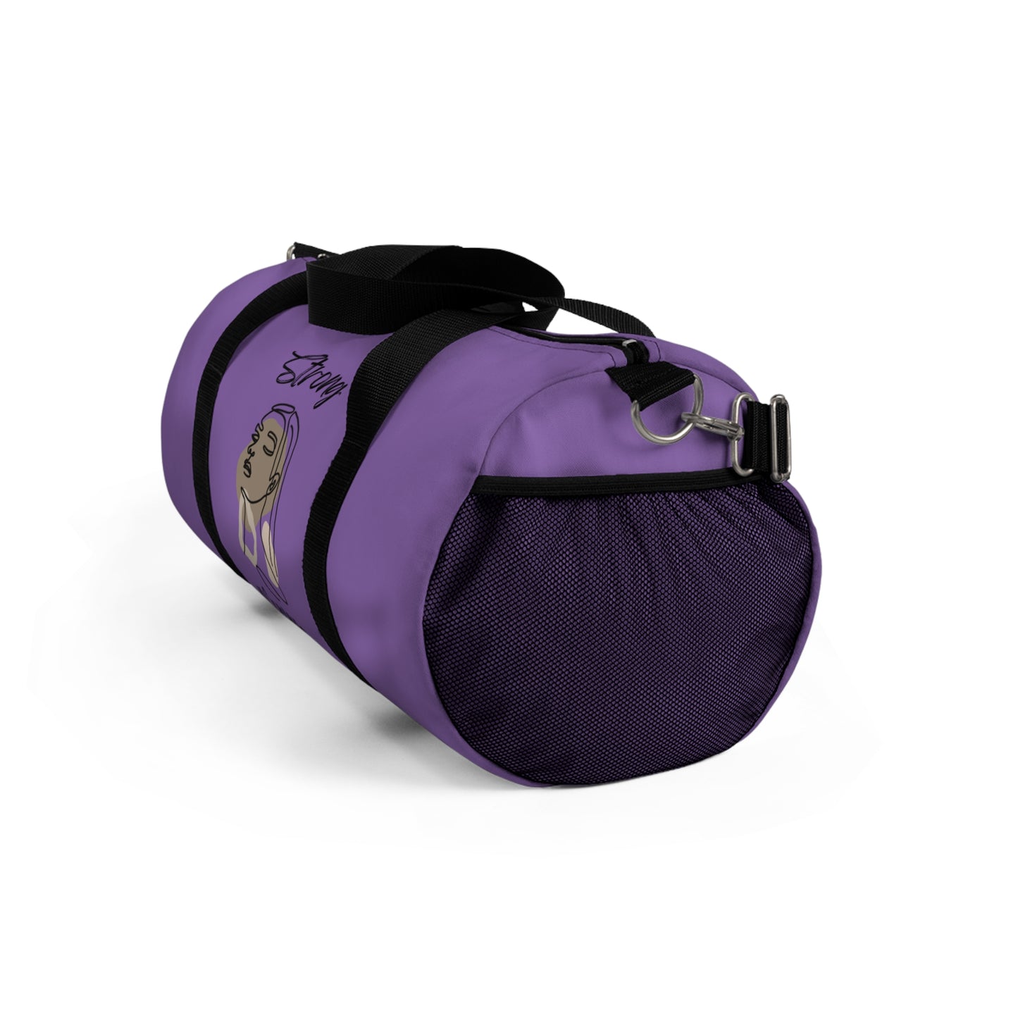 Strong Momma (BL) Duffel Bag LIGHT PURPLE