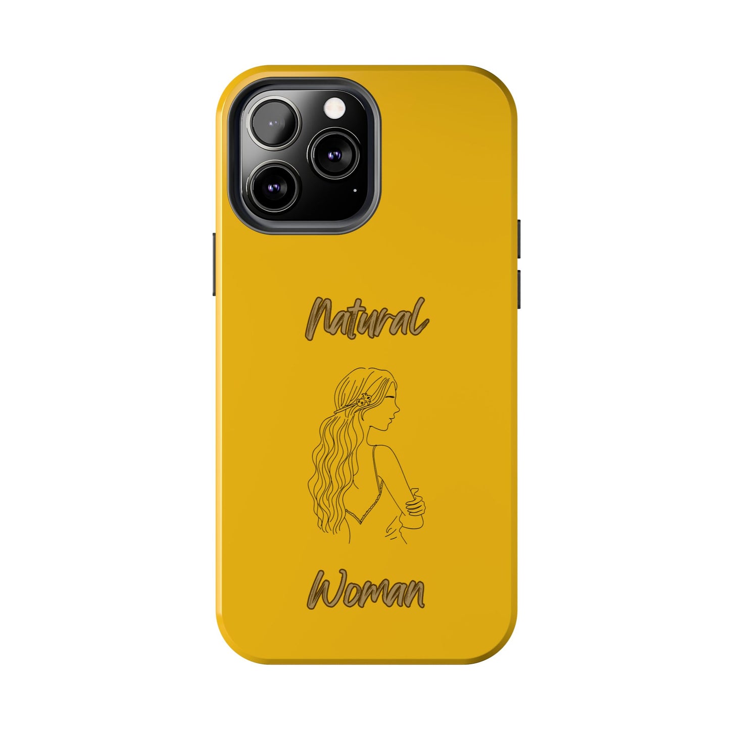 Natural Woman Young Woman (BL)Tough Phone Cases YELLOW