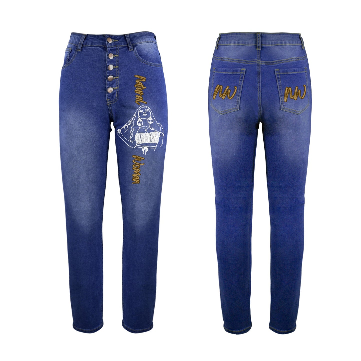 Natural Woman THINKING (WL) Crafted Women's Denim Jeans