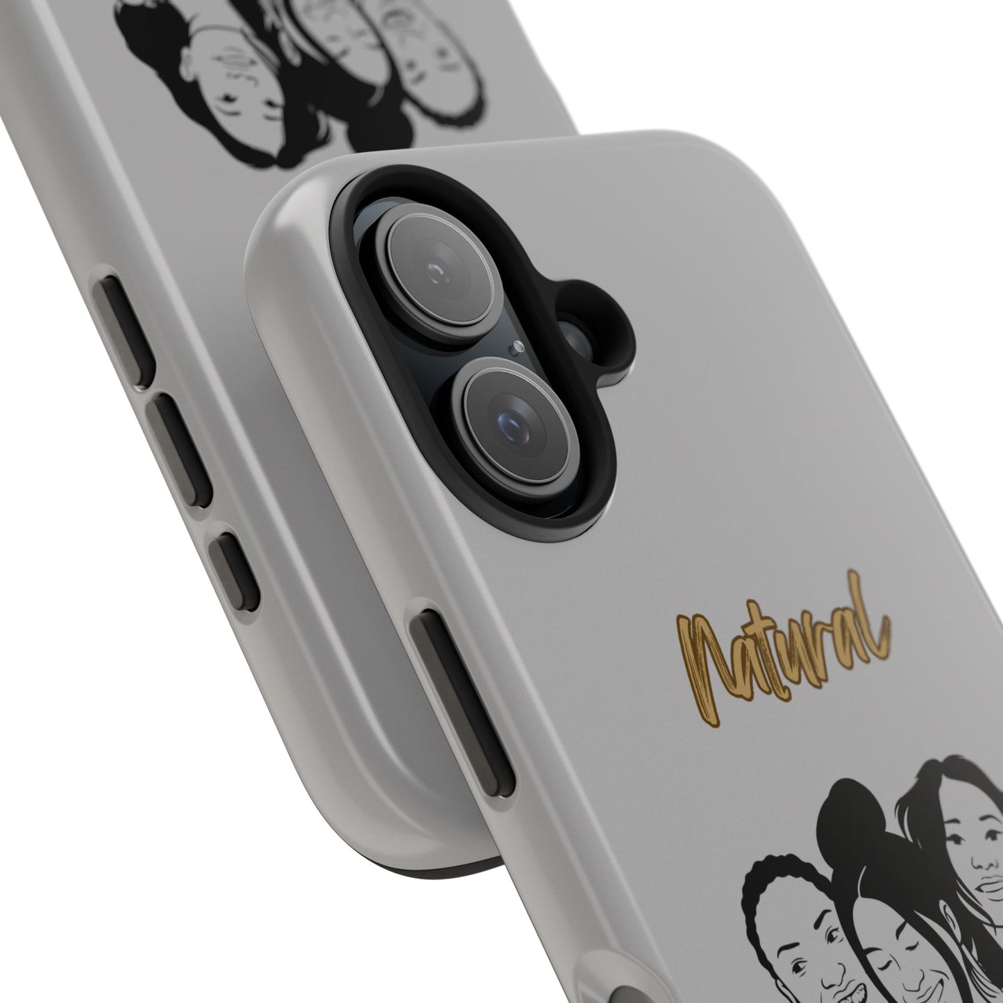 Natural Women Laughing Friends (BL)Tough Phone Cases LIGHT GREY