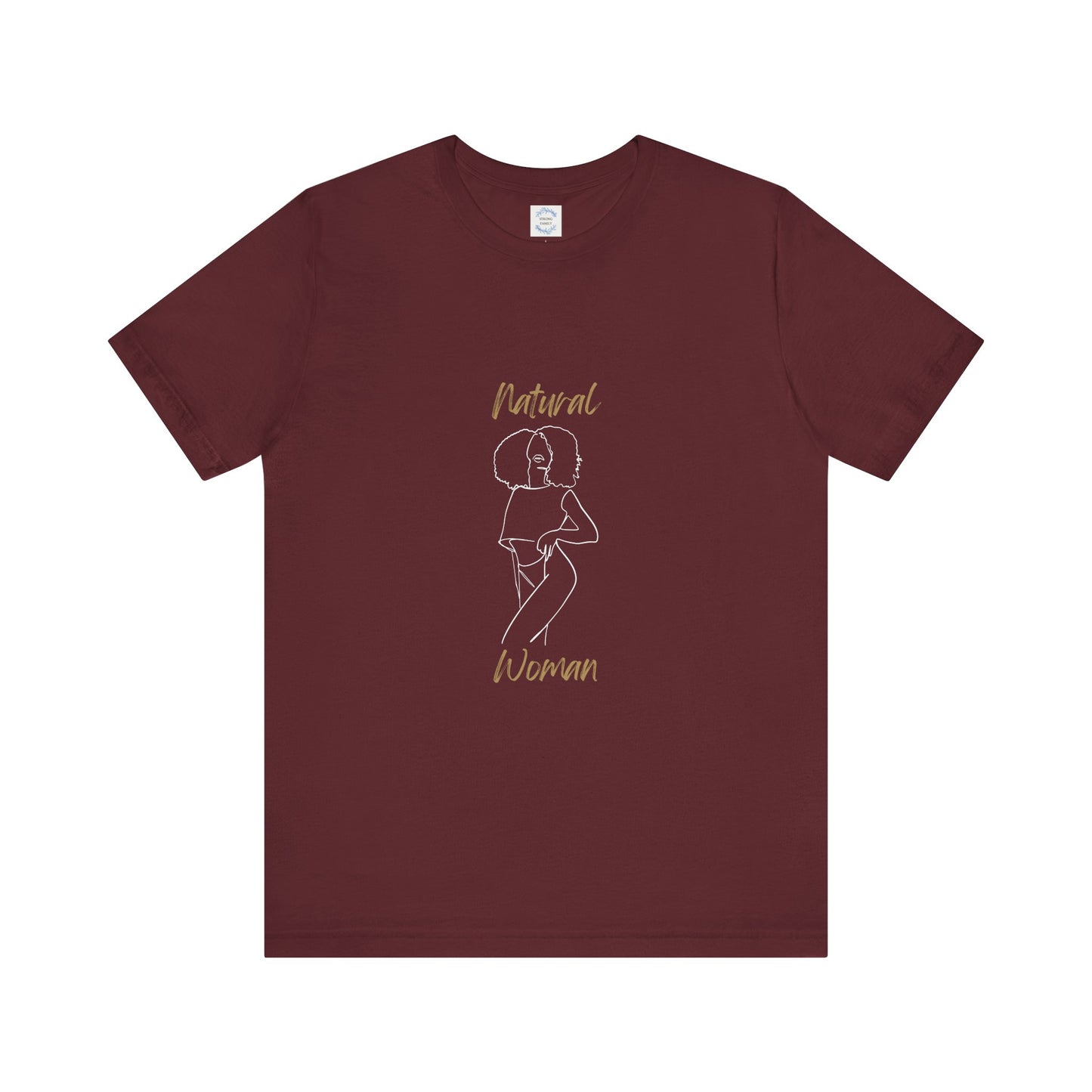 Natural Woman Pose (WL) Short Sleeve T-Shirt