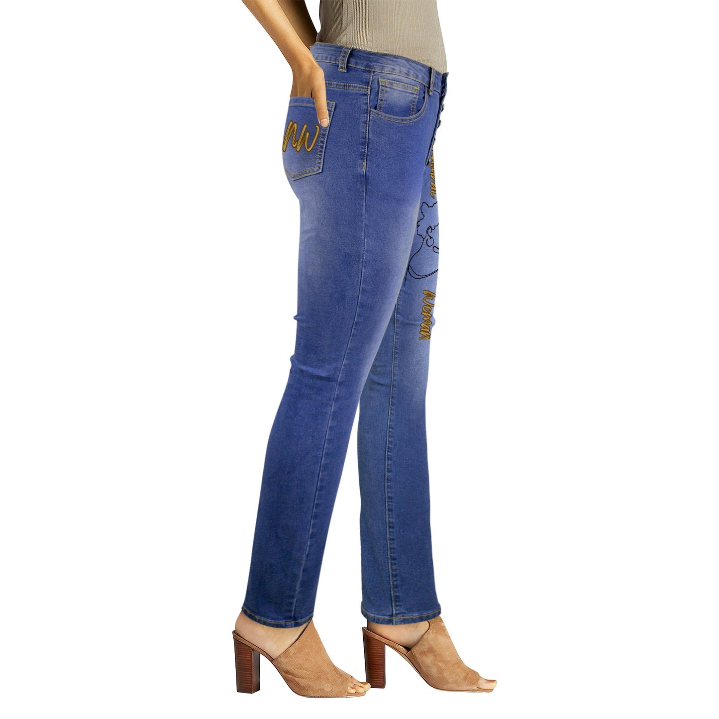 Natural Woman TWISTS (BL) Crafted Women's Denim Jeans