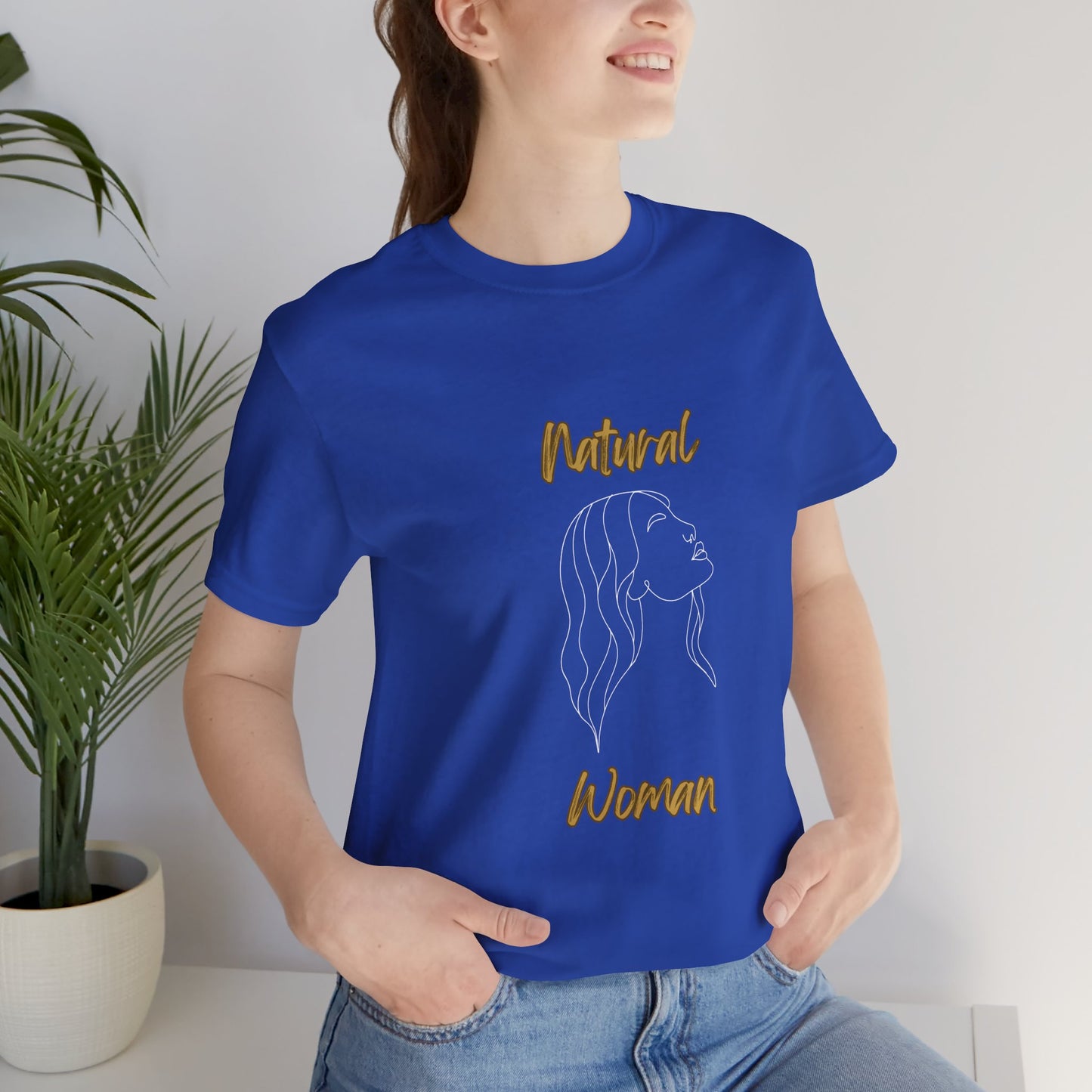 Natural Woman Breeze on Face (WL) Short Sleeve T-Shirt