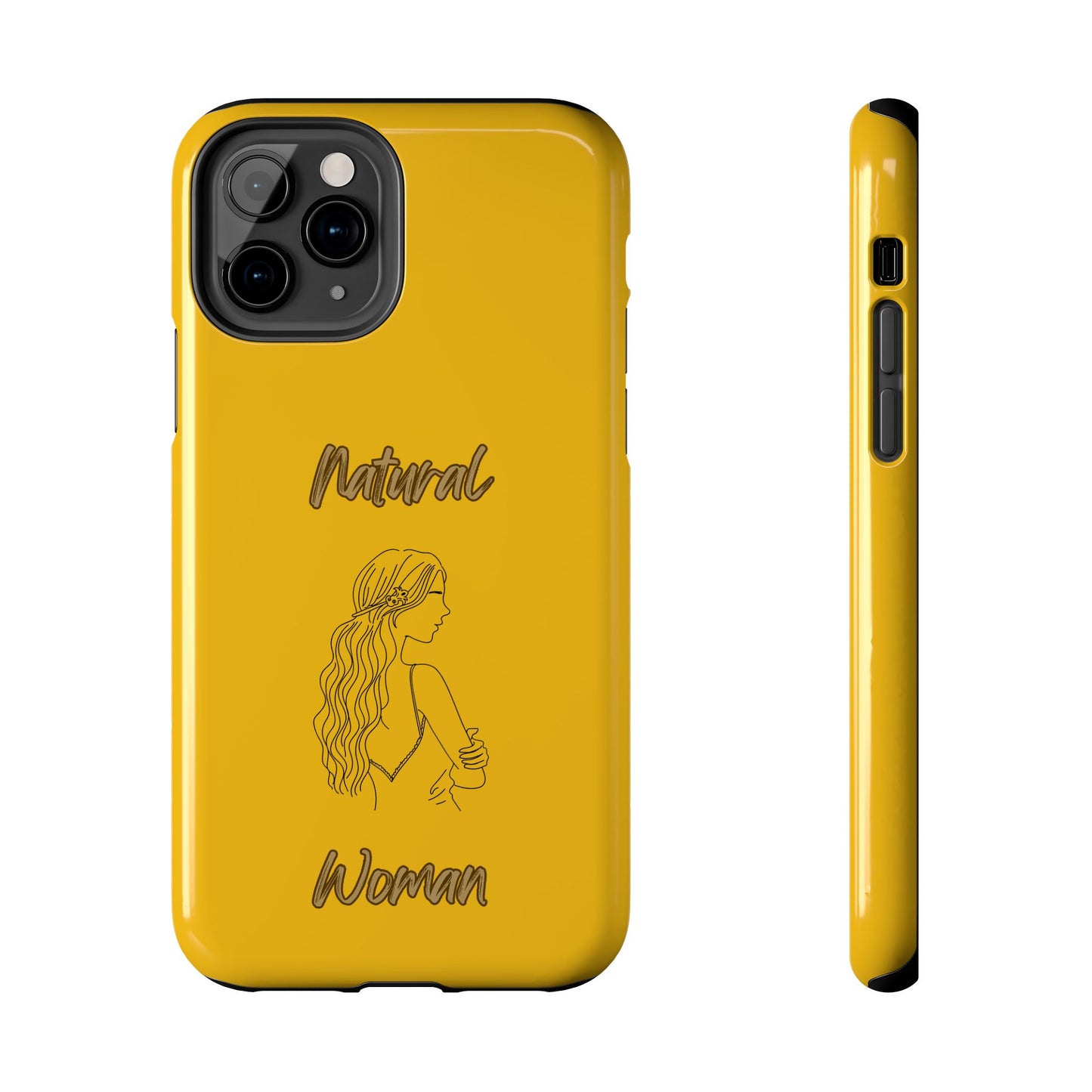 Natural Woman Young Woman (BL)Tough Phone Cases YELLOW