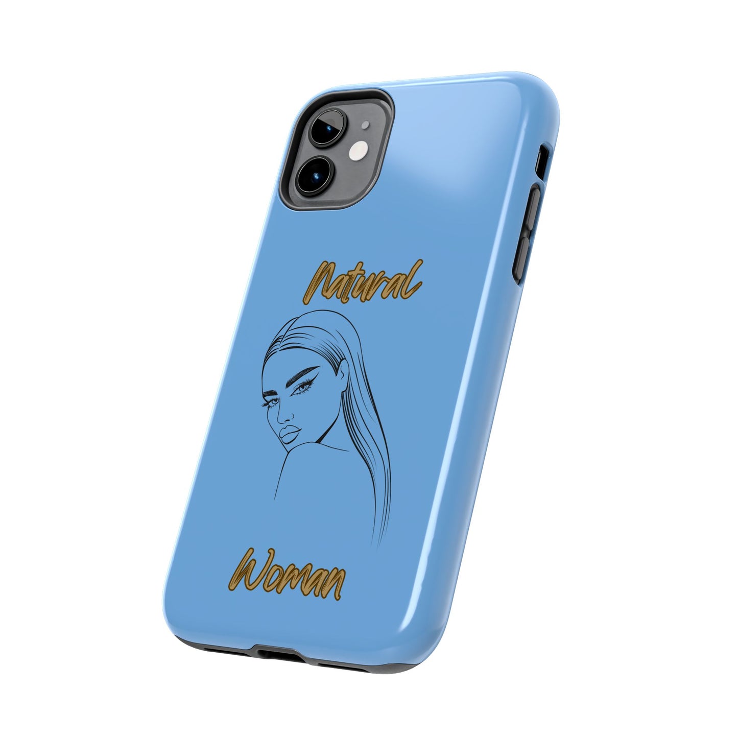 Natural Woman The Stare (BL)Tough Phone Cases LIGHT BLUE