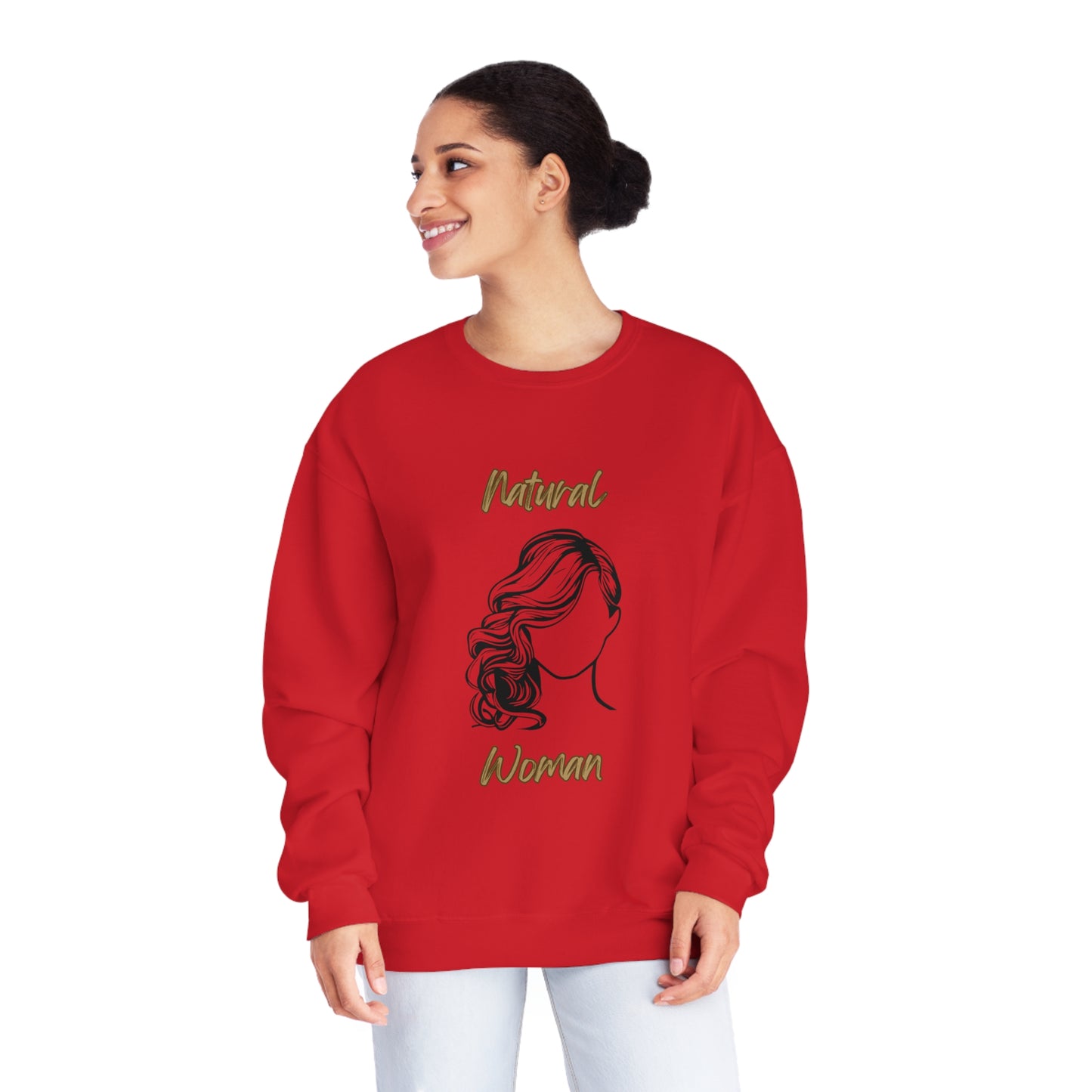 Natural Woman Long Curl (BL) Crewneck Sweatshirt