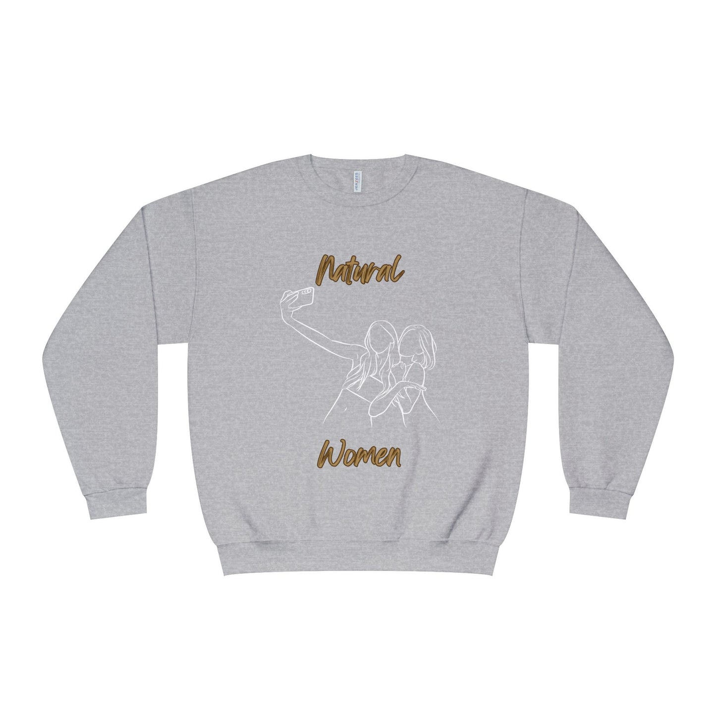 Natural Women Friends Selfie (WL) Crewneck Sweatshirt