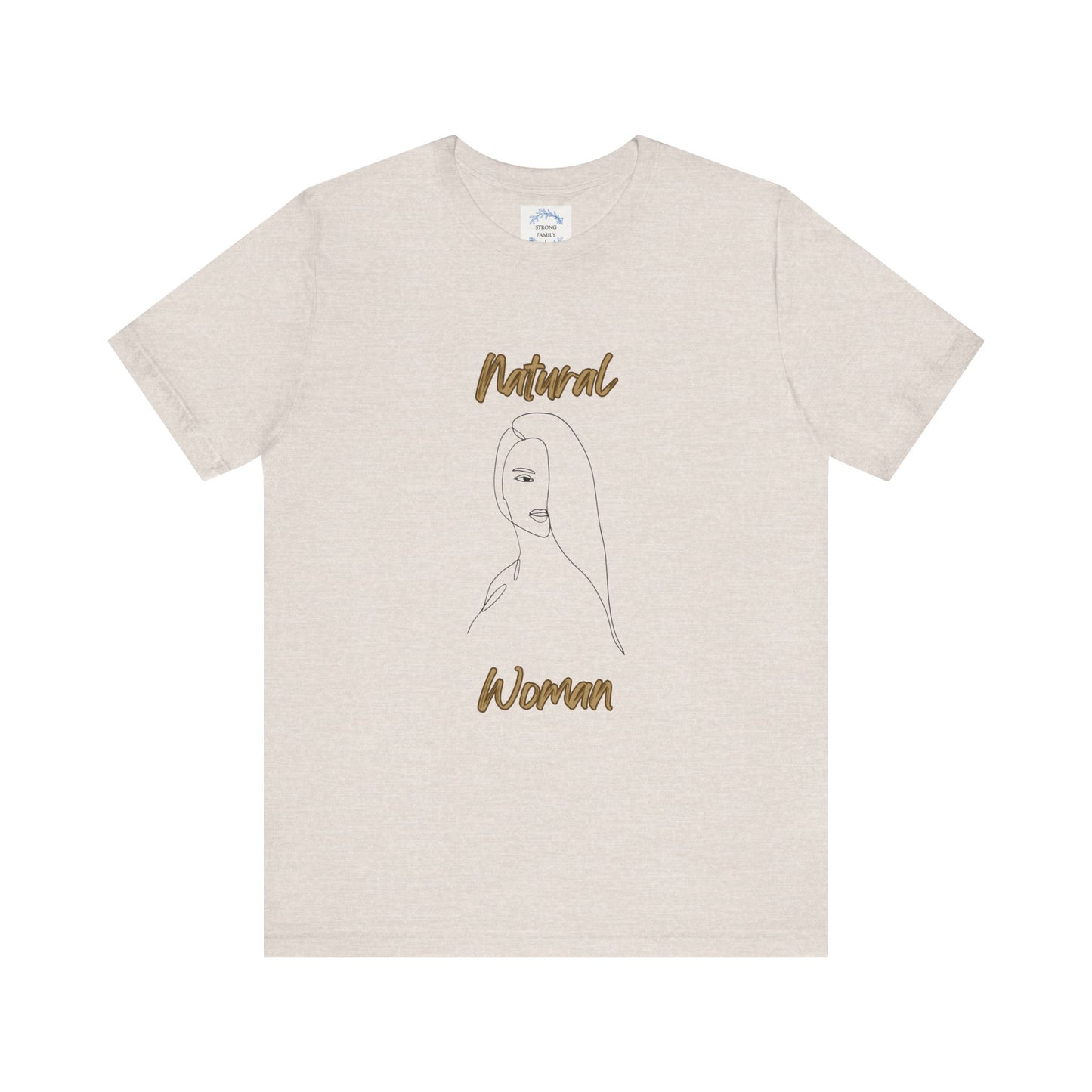 Natural Woman Covered Eye (BL) Short Sleeve T-Shirt