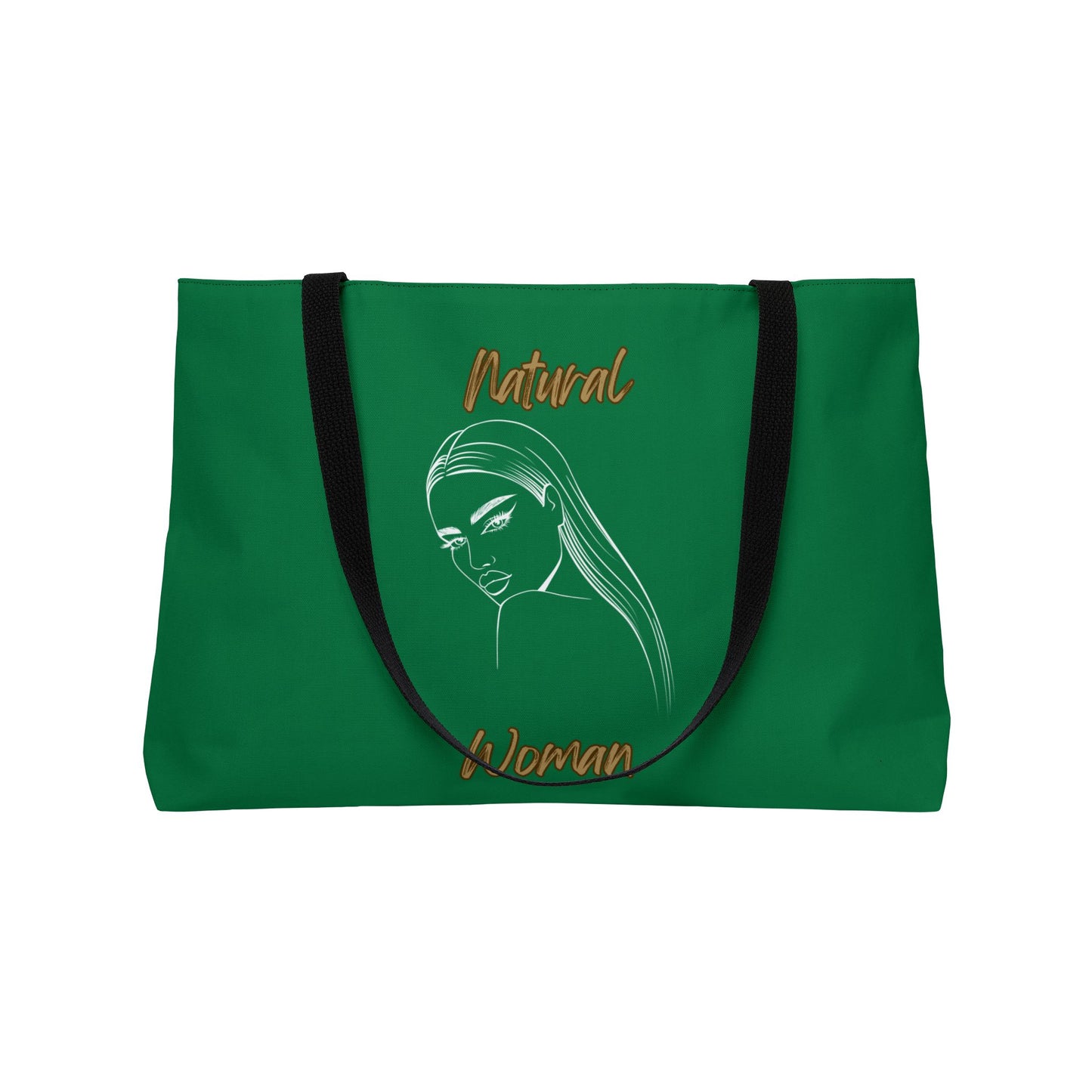 Natural Woman The Stare (WL) Weekender Tote Bag DARK GREEN