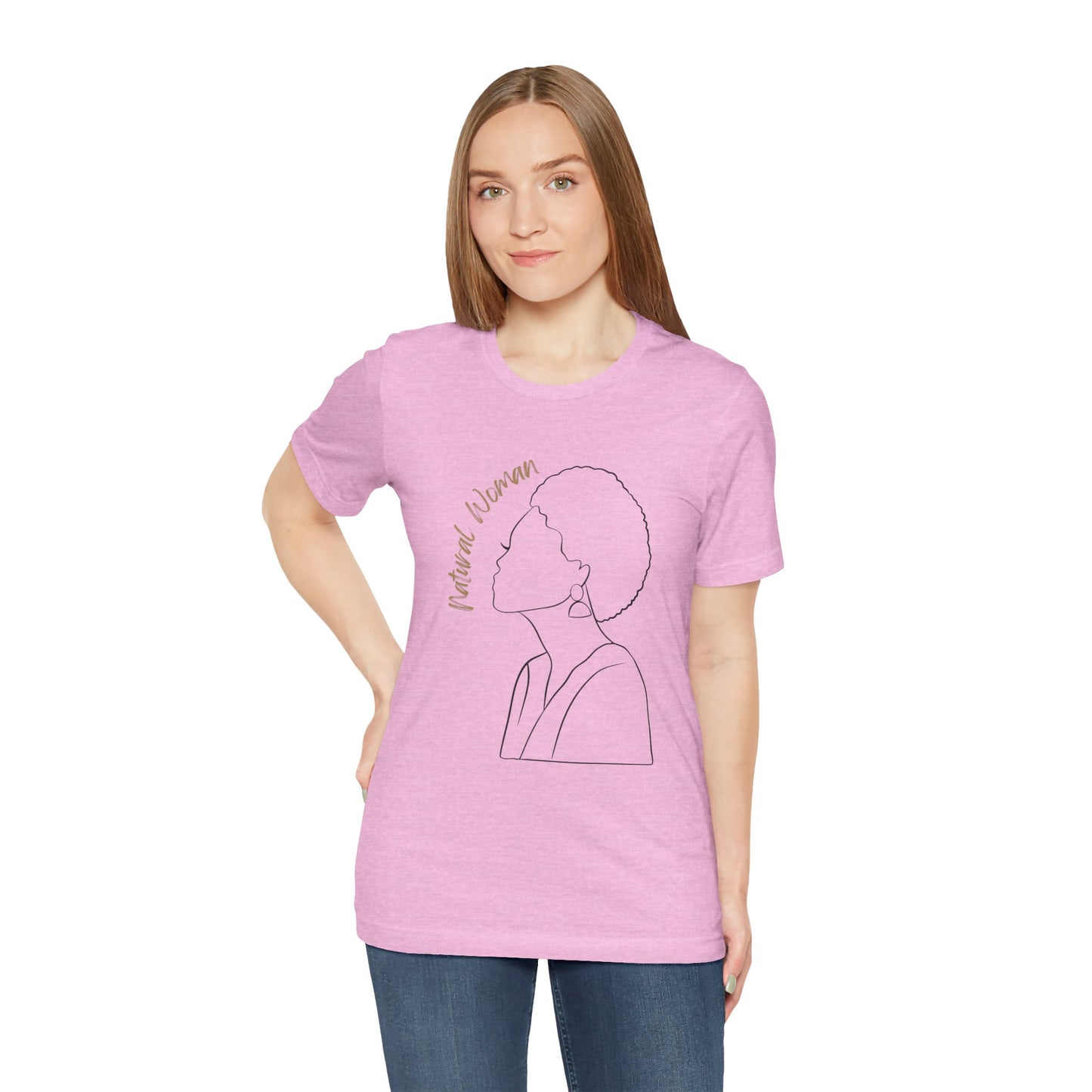 Natural Woman Sm Fro (BL) Short Sleeve T-Shirt