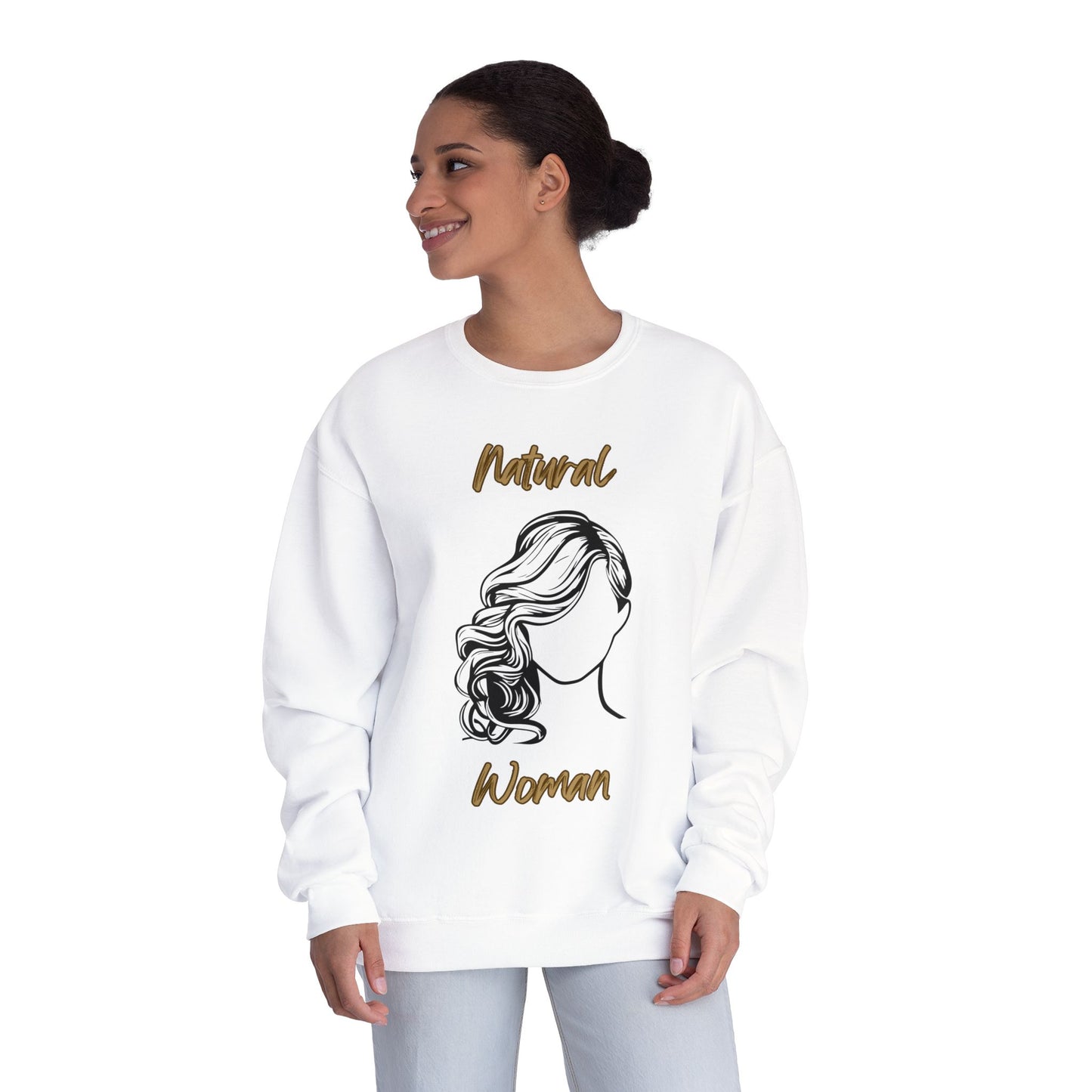 Natural Woman Long Curl (BL) Crewneck Sweatshirt