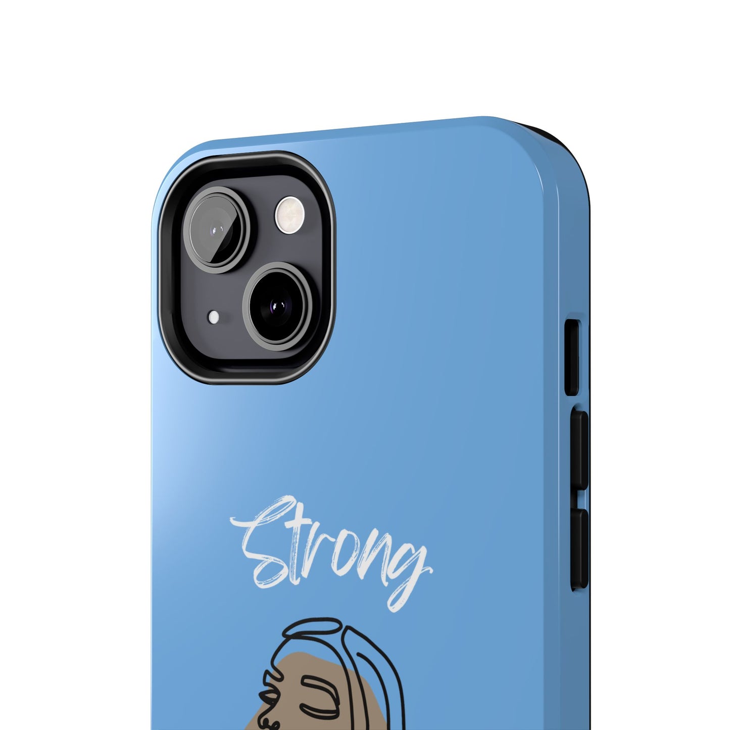 Strong Momma (WL) Tough Phone Cases LIGHT BLUE