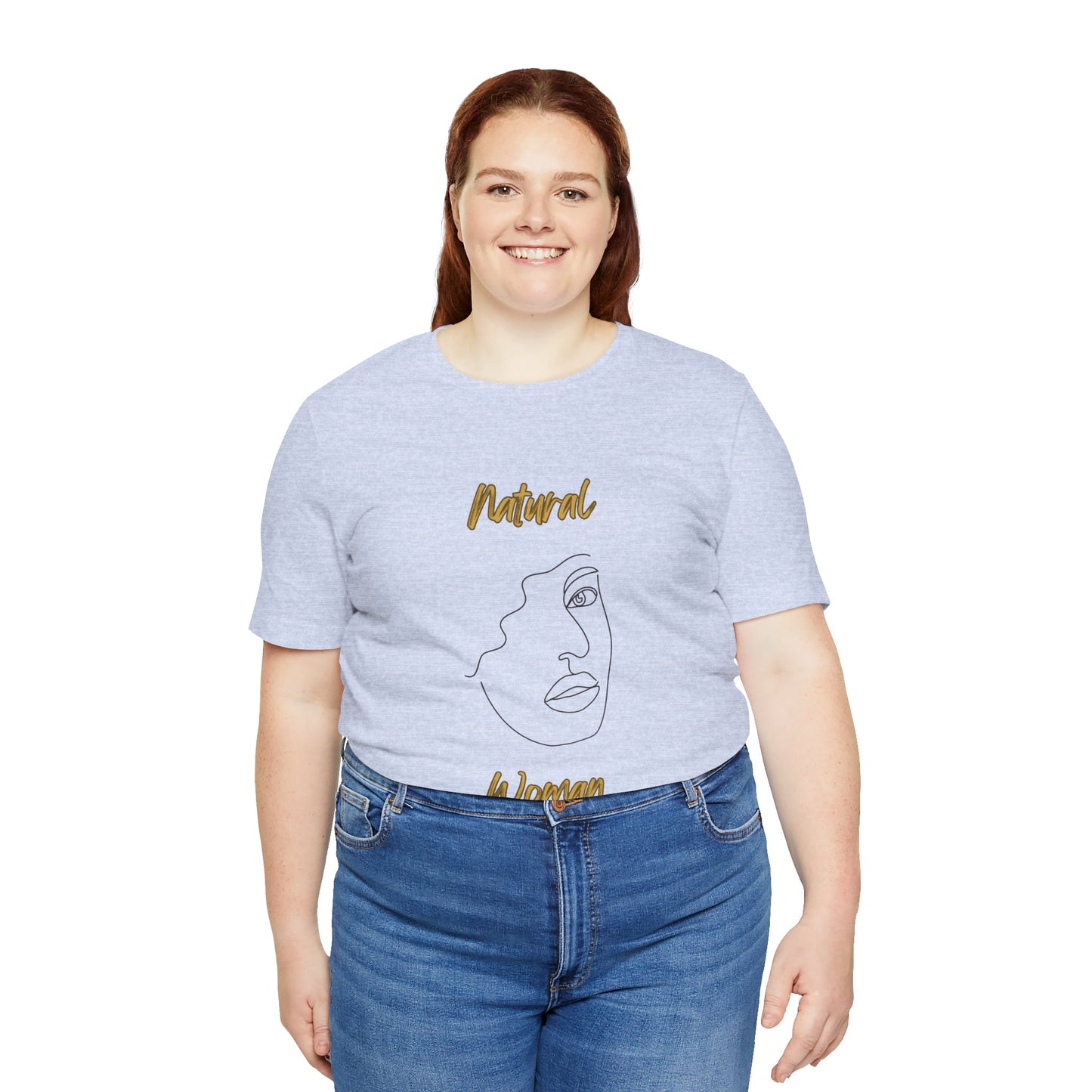 Natural Woman Peekaboo (BL) Short Sleeve T-Shirt