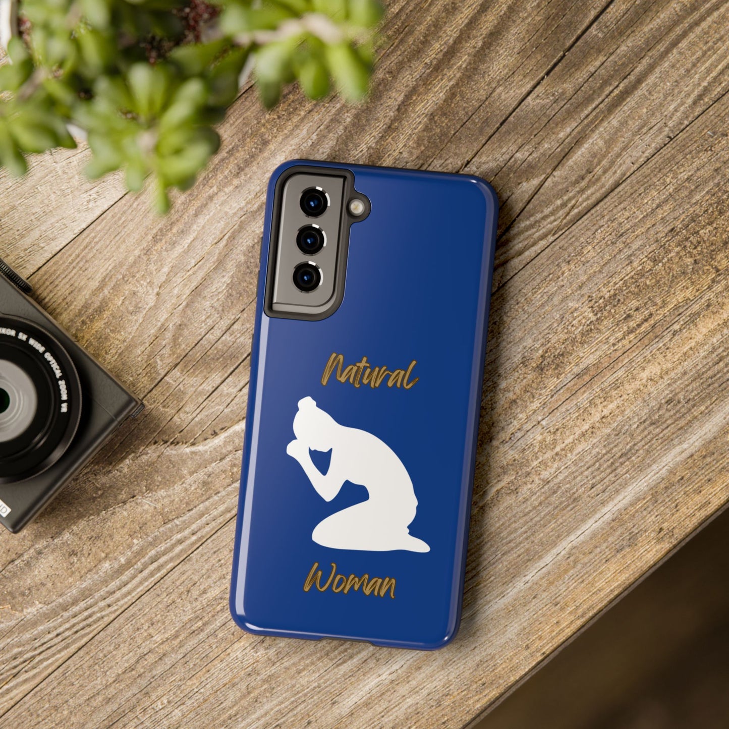 Natural Woman Pray (WL) Tough Phone Cases DARK BLUE