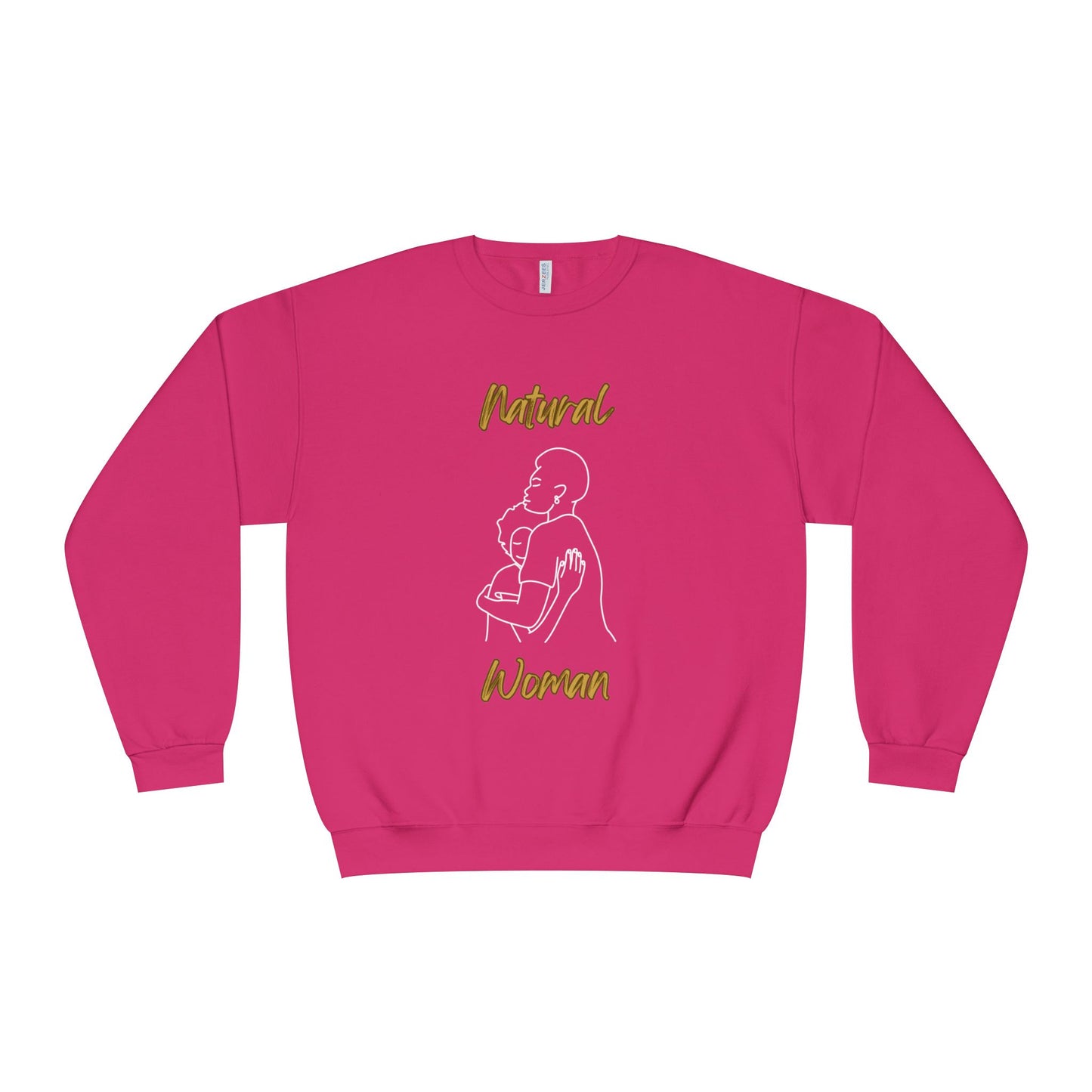 Natural Woman Safe With Momma (WL) Crewneck Sweatshirt